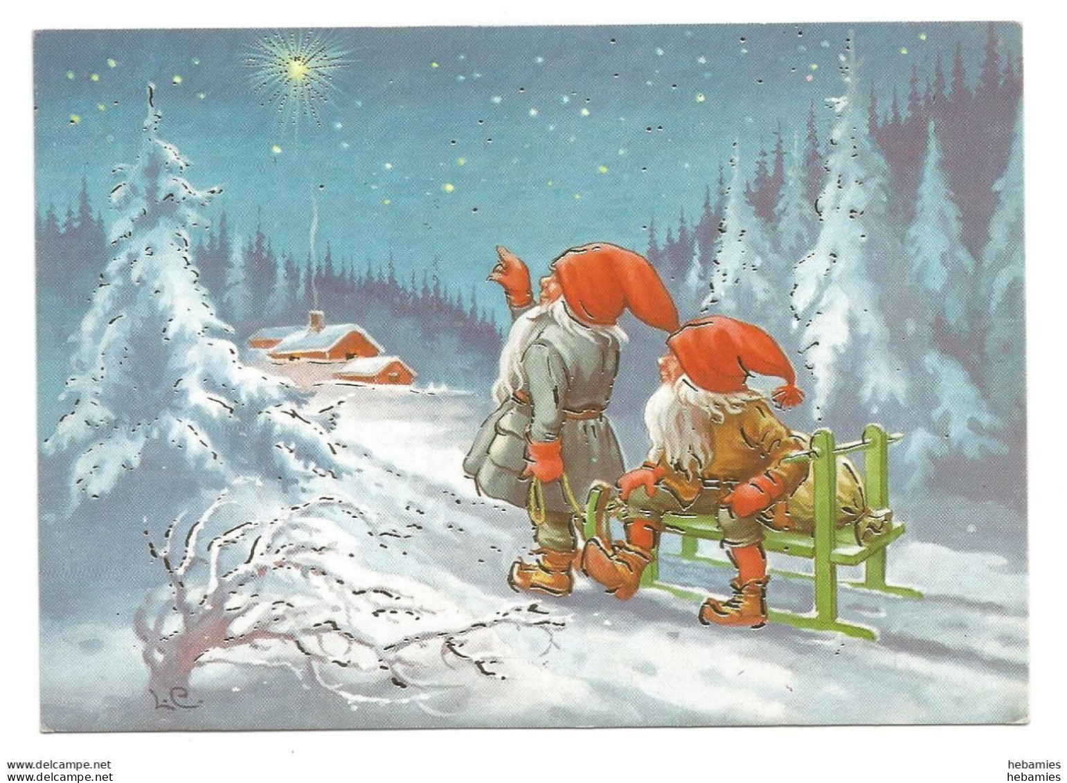 ELVES And CHRISTMAS STAR - FINLAND - - Other & Unclassified