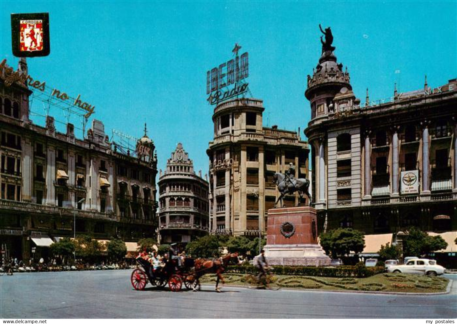 73945401 Cordoba_Andalucia_ES Plaza De José Antonio Denkmal Pferdekutsche - Sonstige & Ohne Zuordnung