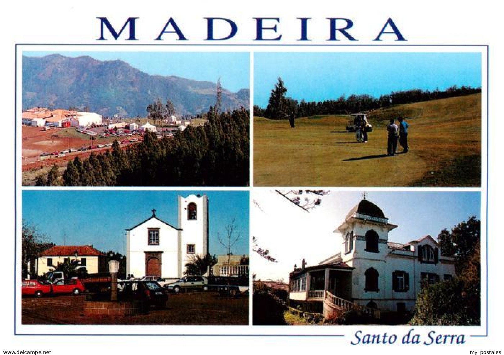 73945367 Santo_da_Serra_Madeira_Portugal Teilansichten Kirche Hotel Golfplatz - Sonstige & Ohne Zuordnung