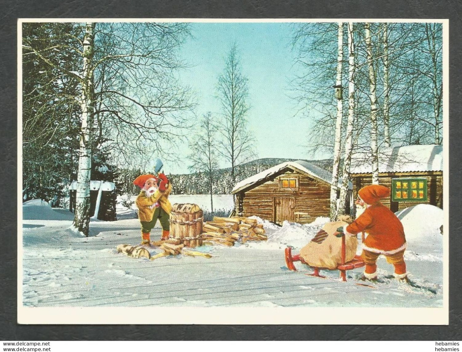 ELVES MAKE FIREWOOD - 1960's - FINLAND - - Otros & Sin Clasificación