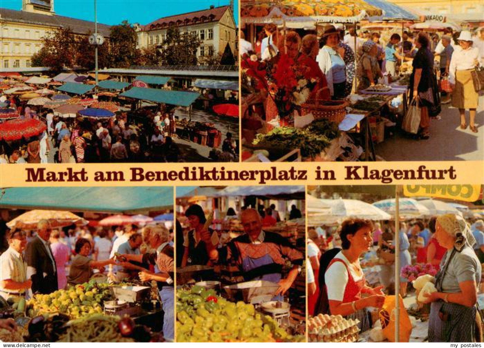 73945290 Klagenfurt_Woerthersee_AT Markt Am Benediktinerplatz Teilansichten - Andere & Zonder Classificatie