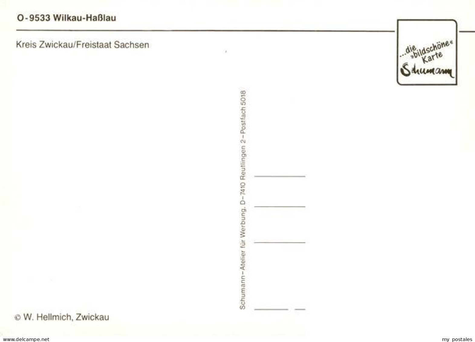 73945238 Wilkau-Hasslau Panorama - Andere & Zonder Classificatie