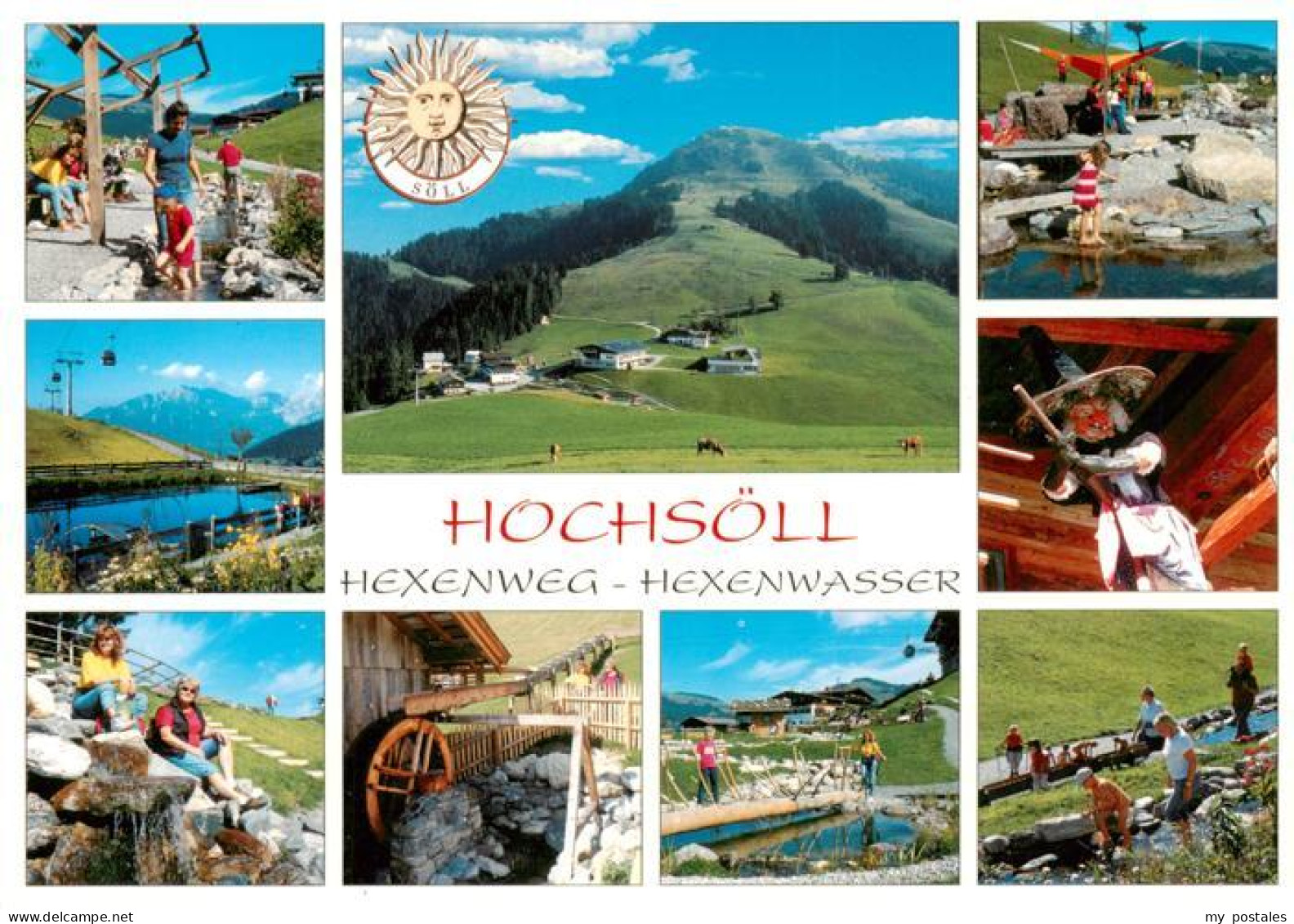 73945234 Hochsoell_am Wilden_Kaiser_Soell_Tirol_AT Panorama Teilansichten Muehle - Autres & Non Classés