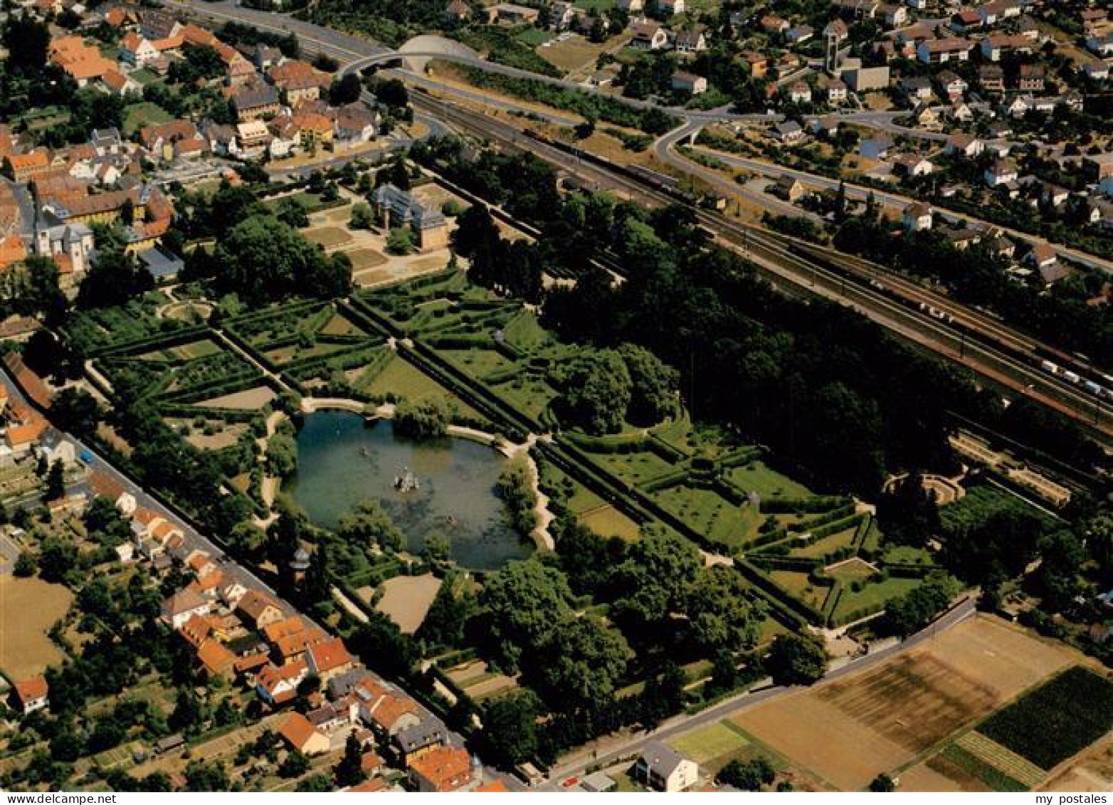 73903819 Veitshoechheim Stadtbild Mit Sommergarten - Sonstige & Ohne Zuordnung