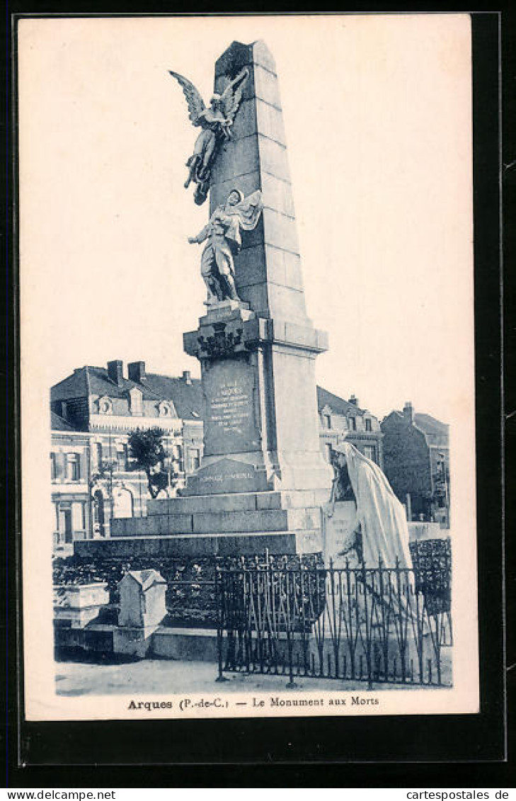 CPA Arques, Le Monument Aux Morts  - Arques