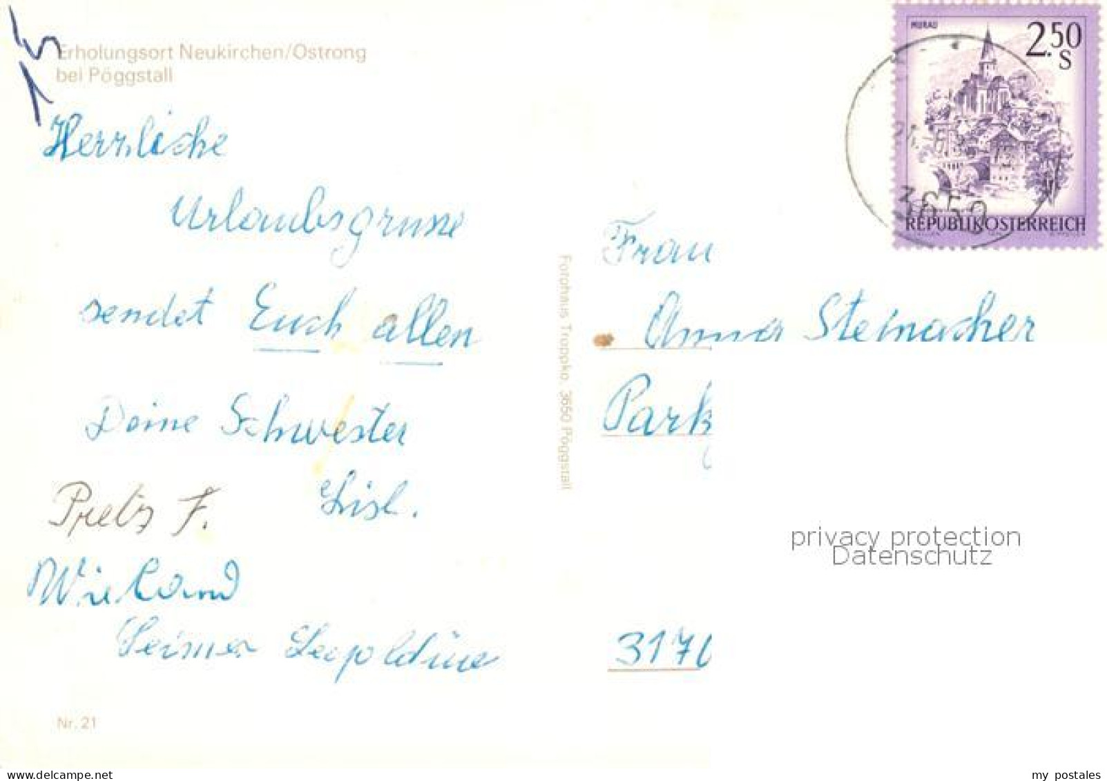 73865383 Neukirchen Ostrong Teilansicht Kirche Marktplatz Neukirchen Ostrong - Other & Unclassified