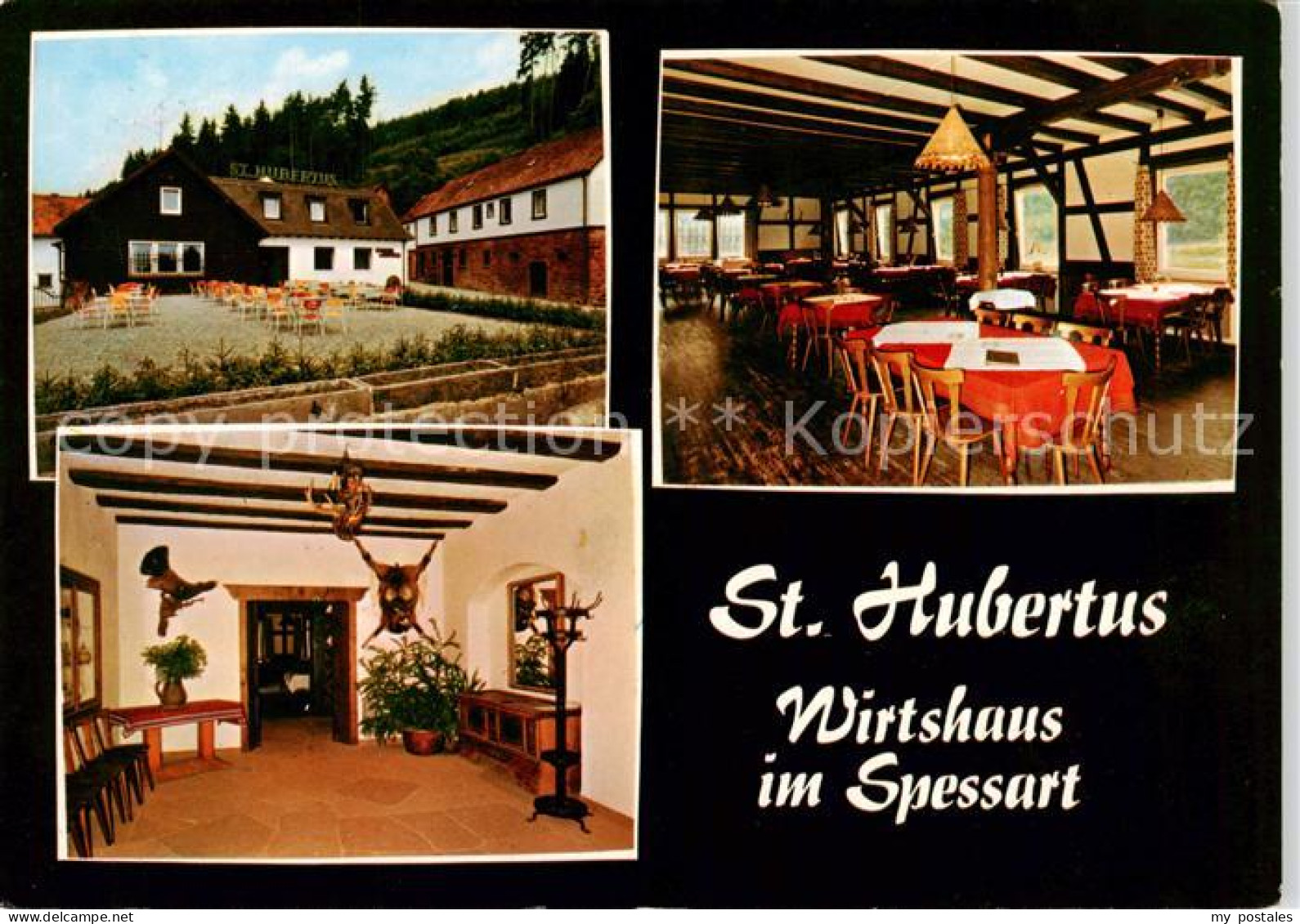 73865288 Windheim Hafenlohr St. Hubertus Wirtshaus Im Spessart Windheim Hafenloh - Sonstige & Ohne Zuordnung