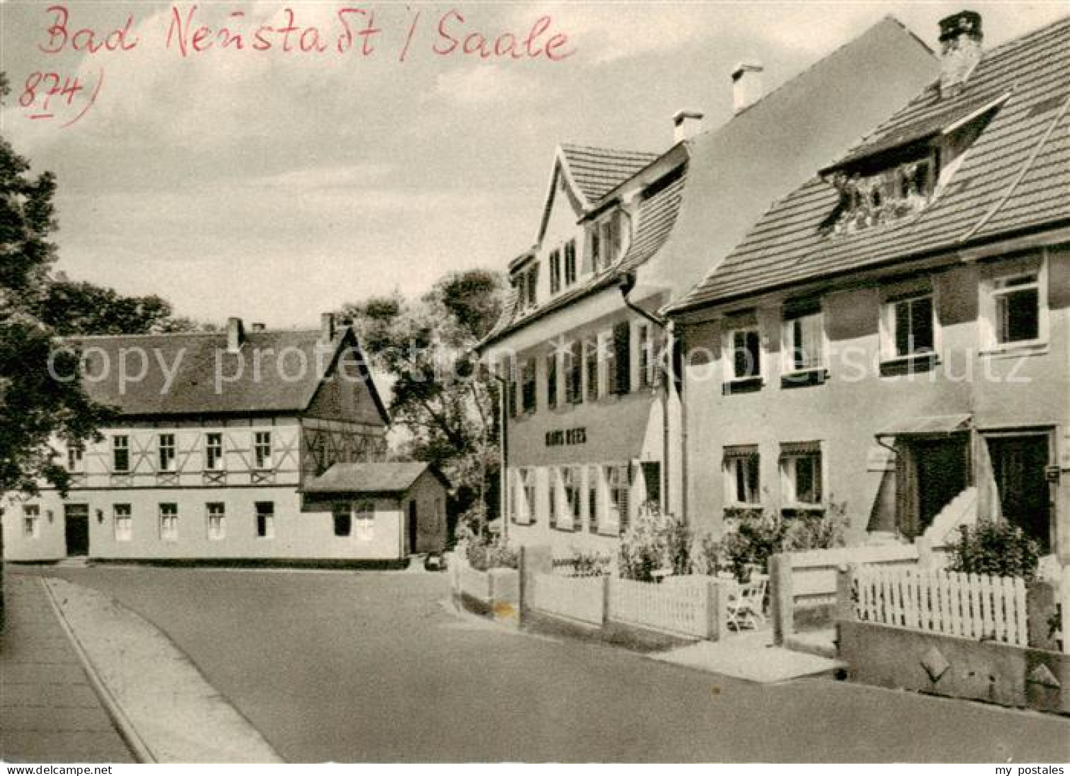 73865264 Bad Neustadt Neuhausstrasse Mit Pensionen Bad Neustadt - Other & Unclassified