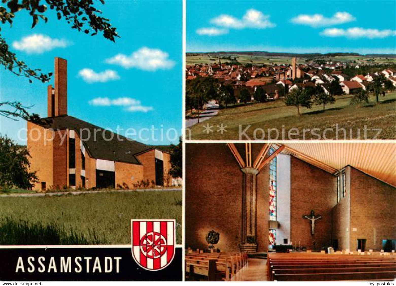 73865253 Assamstadt Gesamtansicht Kirche Innenansicht Assamstadt - Autres & Non Classés