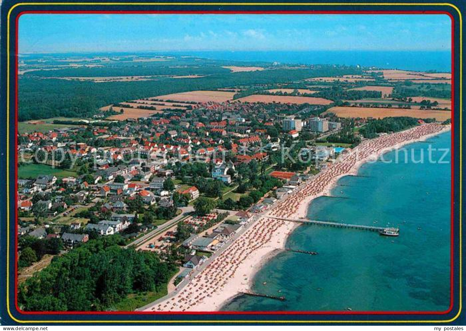 72872705 Kellenhusen Ostseebad Fliegeraufnahme Mit Strand Kellenhusen - Autres & Non Classés