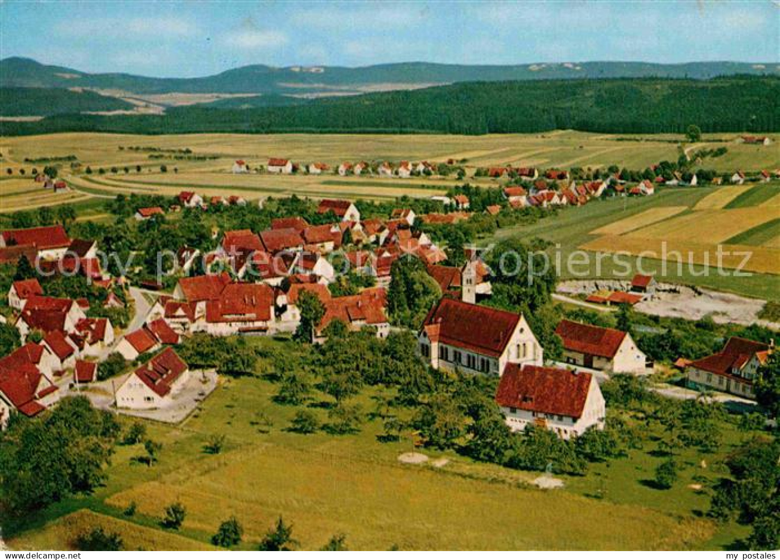 72872686 Rottweil Neckar Fliegeraufnahme Gottesberg Mit Bruder Klausen Jugendhei - Rottweil