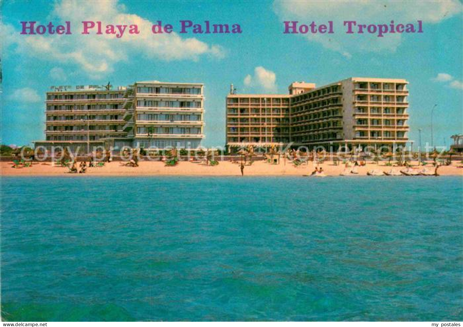 72872602 Playa De Palma Mallorca Hotel Playa De Palma Hotel Tropical Strand Vom  - Andere & Zonder Classificatie