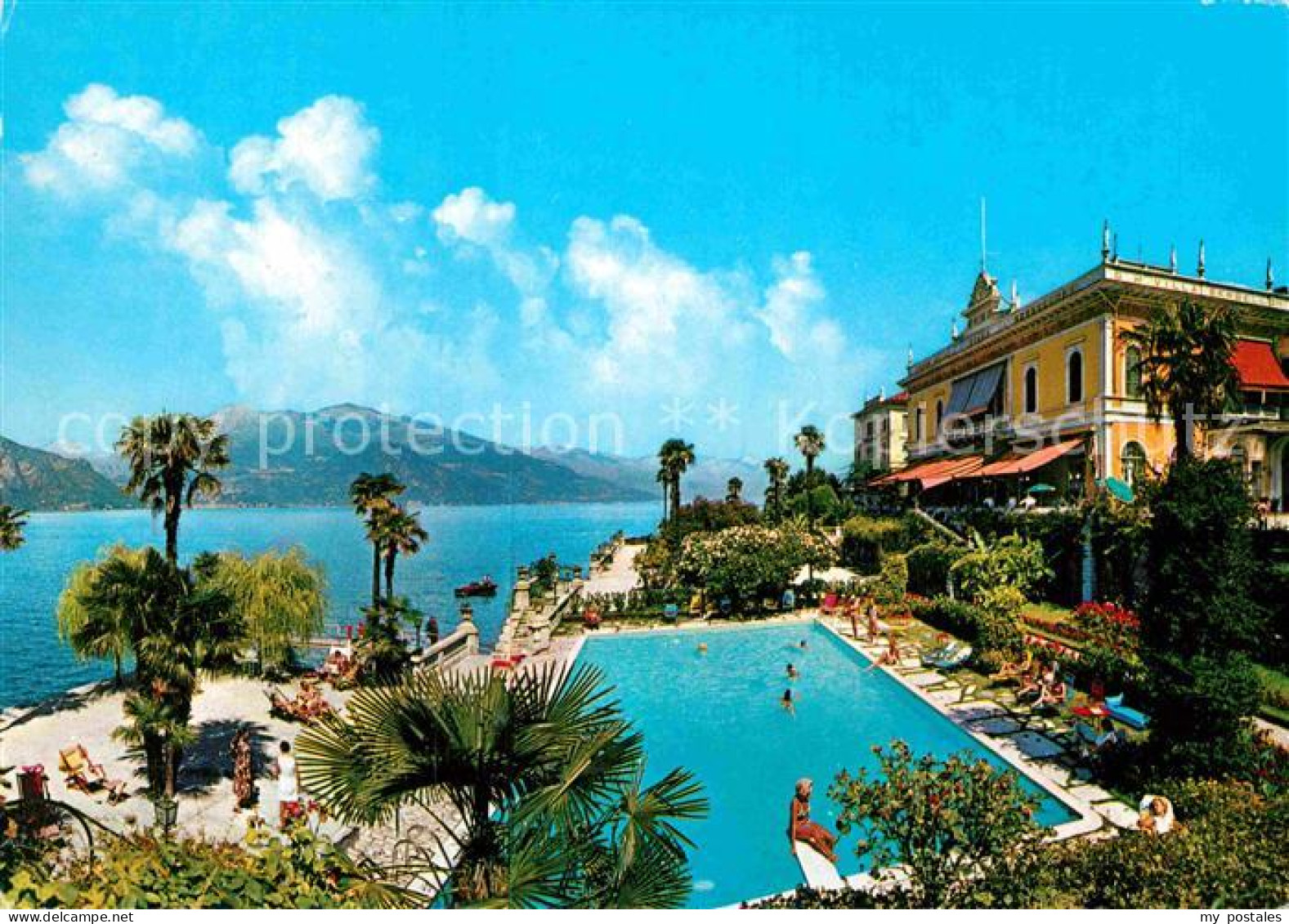 72872568 Bellagio Lago Di Como Grand Hotel Villa Serbelloni Swimming Pool Comer  - Autres & Non Classés