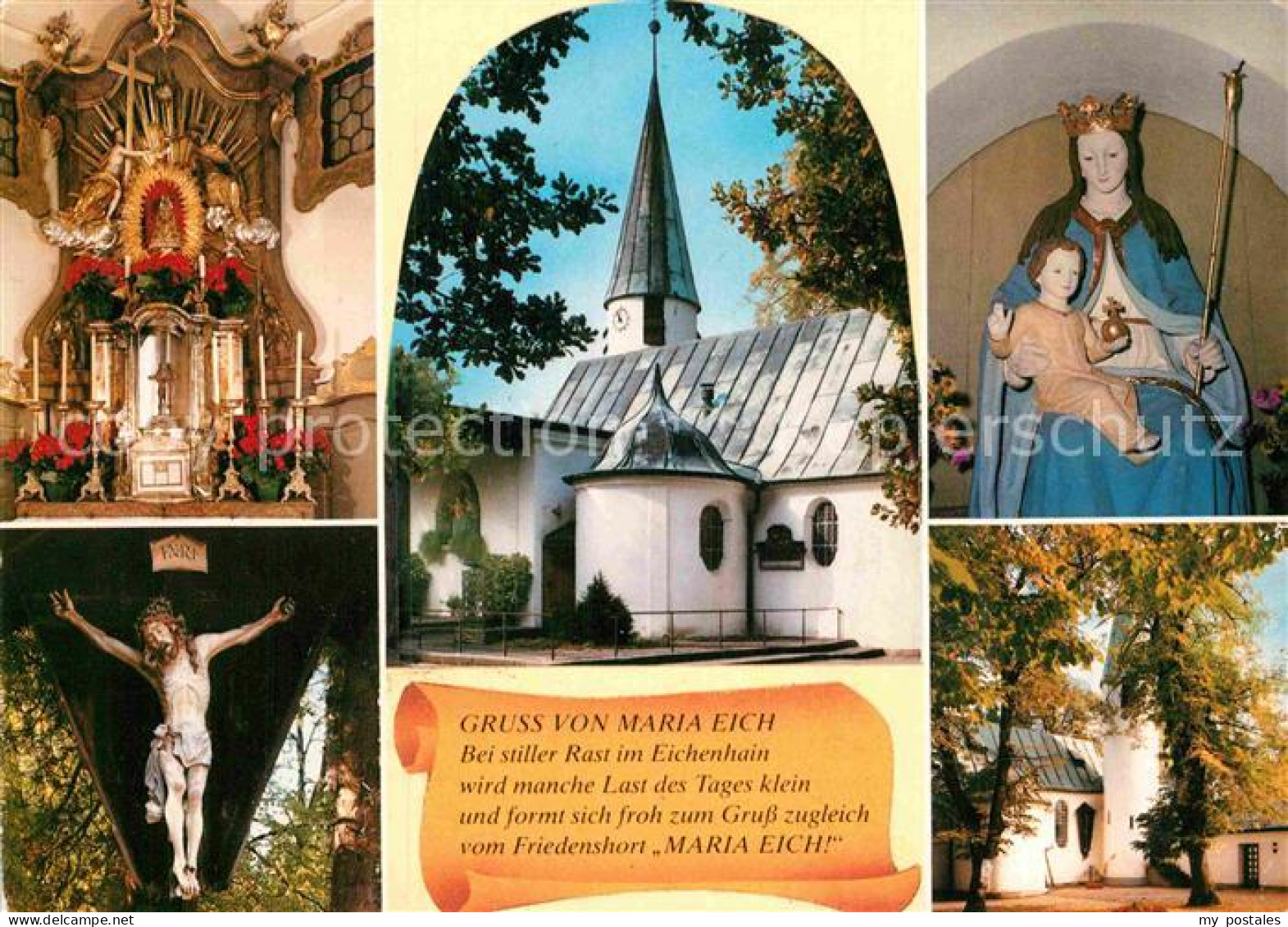 72872446 Planegg Wallfahrtskapelle Maria Eich Heiligenfiguren Altar Planegg - Sonstige & Ohne Zuordnung
