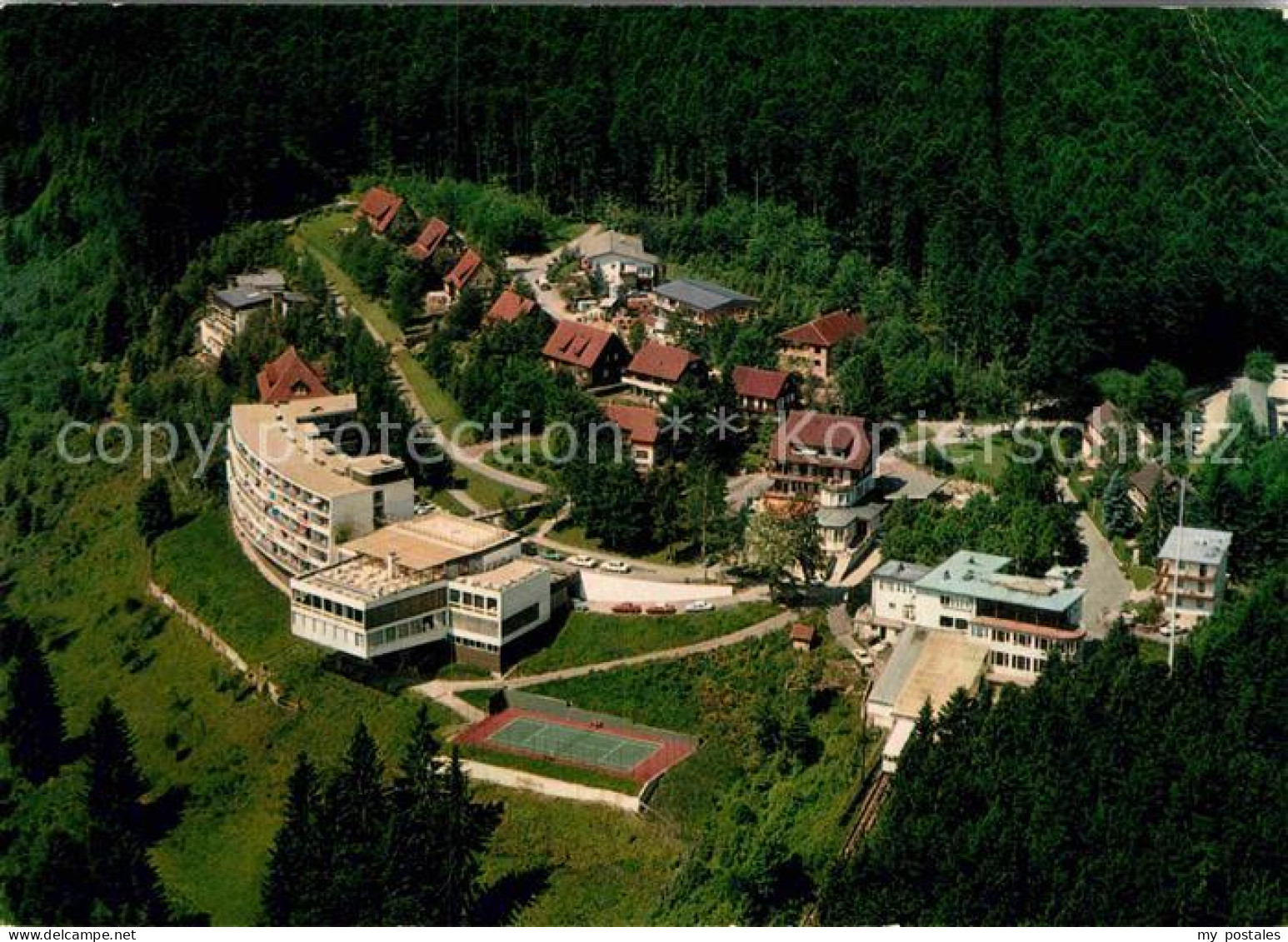 72872398 Bad Wildbad Sommerberg Staatsbad Fliegeraufnahme Bad Wildbad - Other & Unclassified