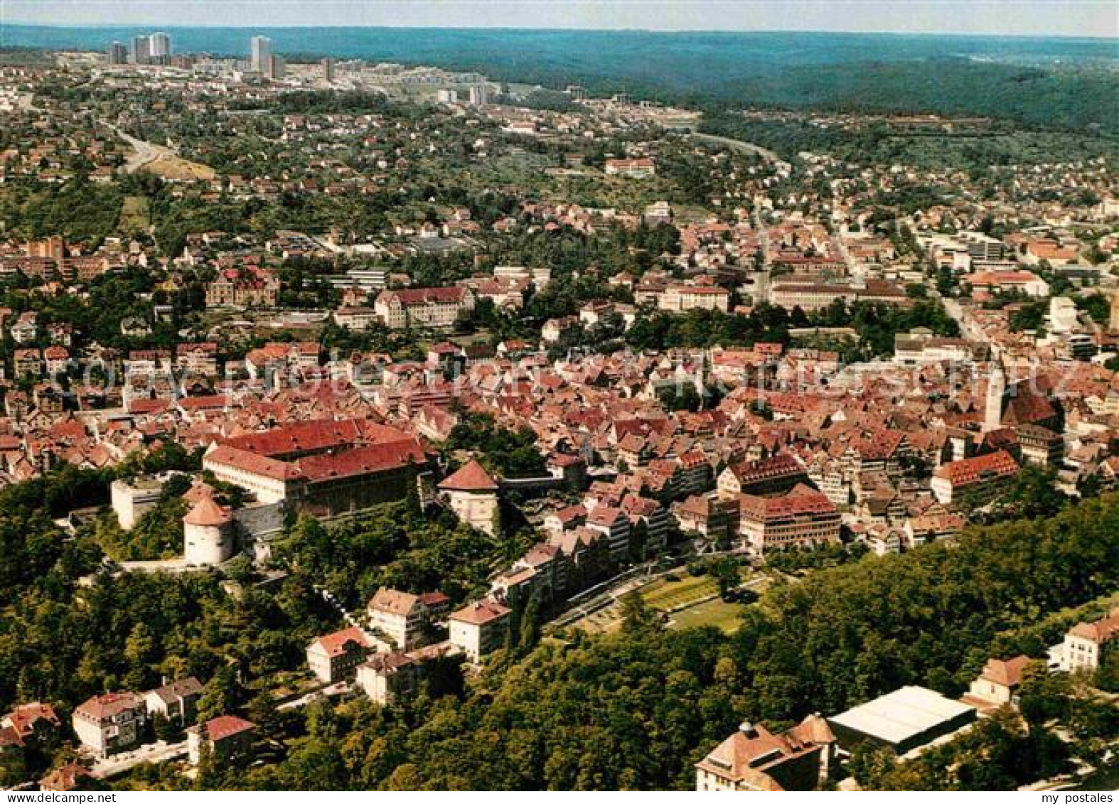 72872397 Tuebingen Stadtpanorama 900 Jahre Jubilaeum Blick Von Sueden Fliegerauf - Tuebingen