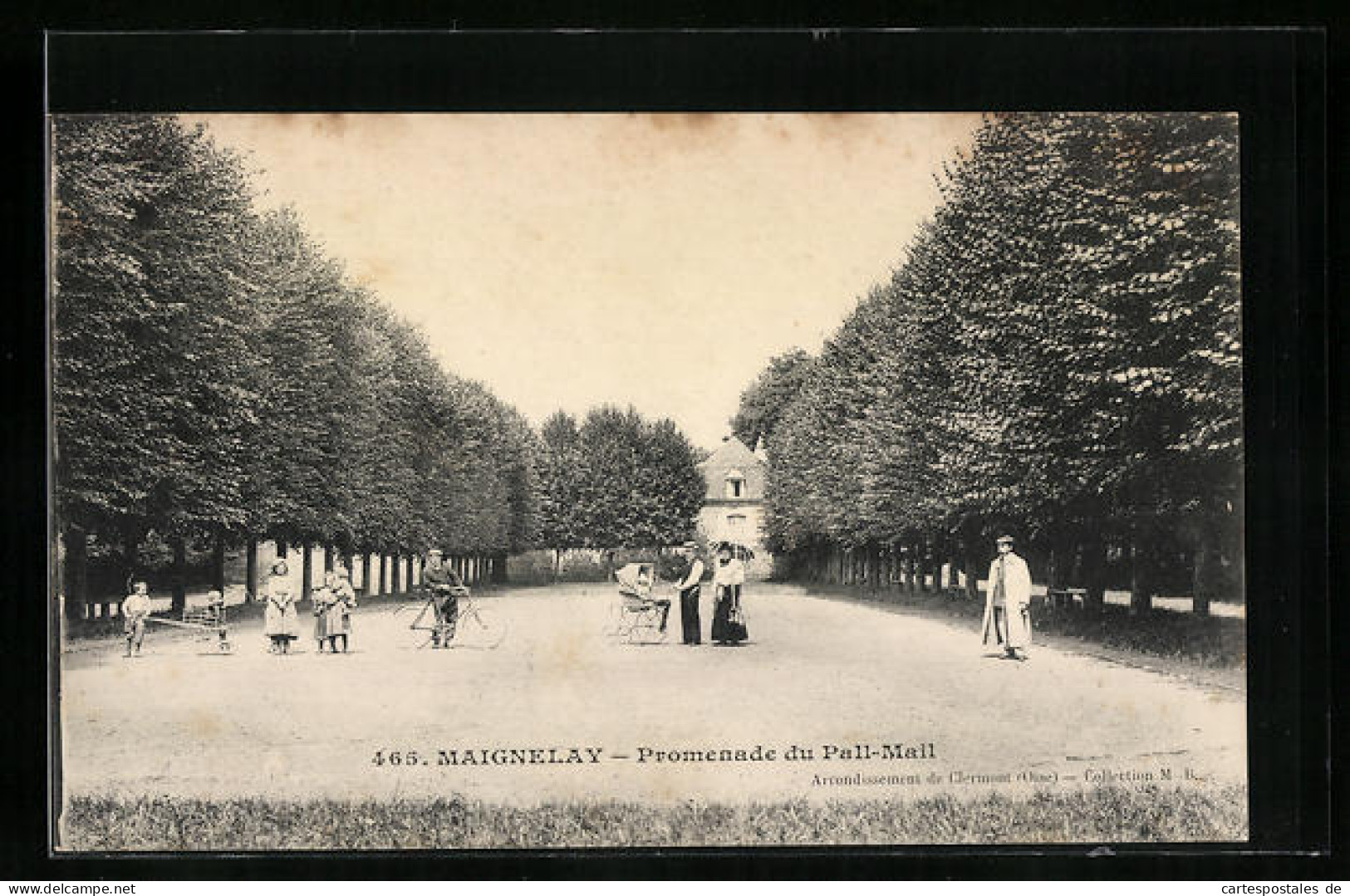 CPA Maignelay, Promenade Du Pall-Mail  - Andere & Zonder Classificatie