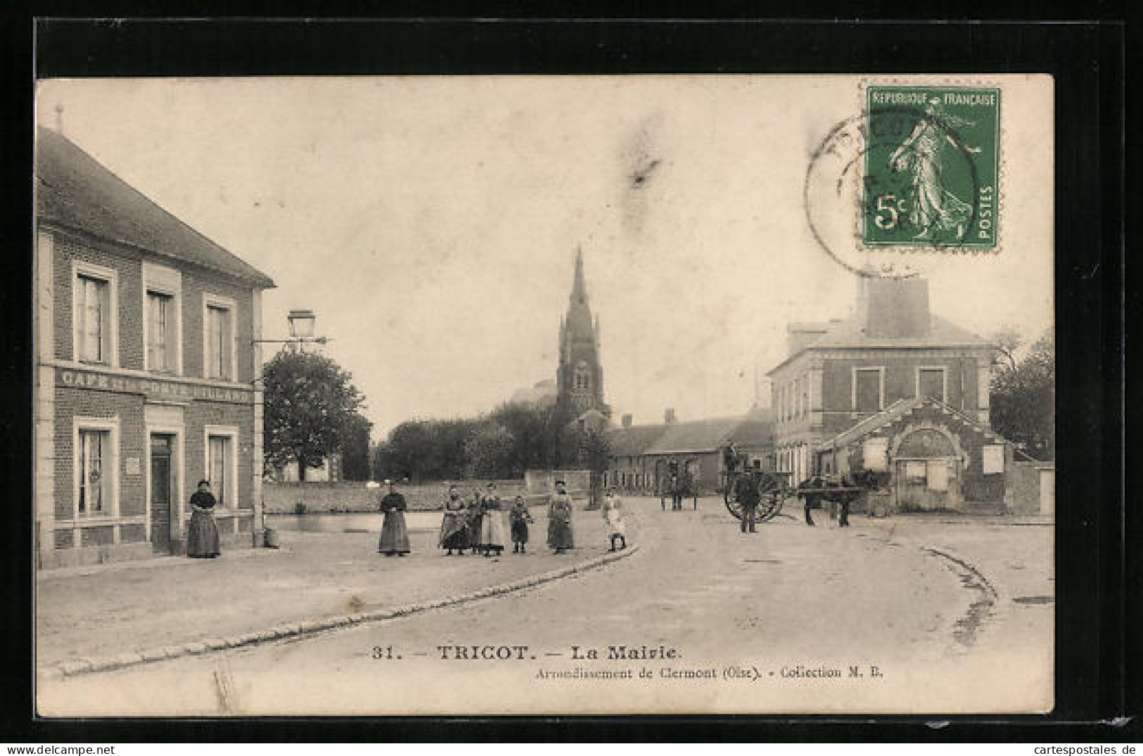 CPA Tricot, La Mairie  - Autres & Non Classés