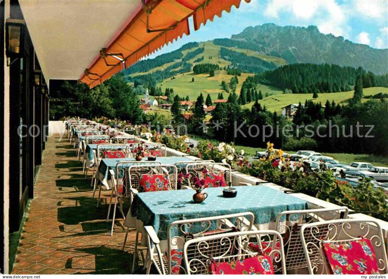 72872340 Wertach Kur Und Sporthotel Restaurant Terrasse Allgaeuer Alpen Wertach - Sonstige & Ohne Zuordnung