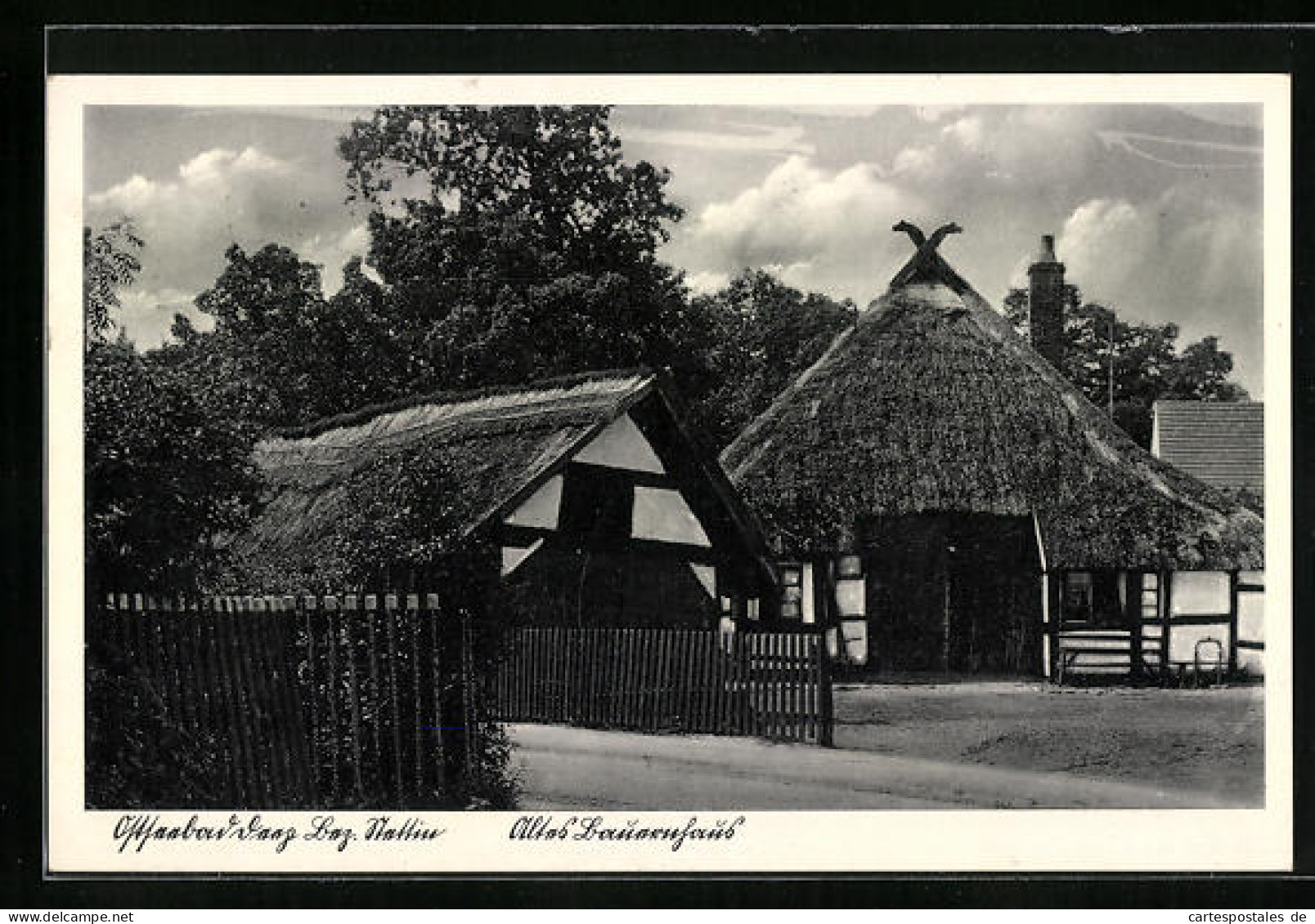 AK Deep, Altes Bauernhaus  - Pommern