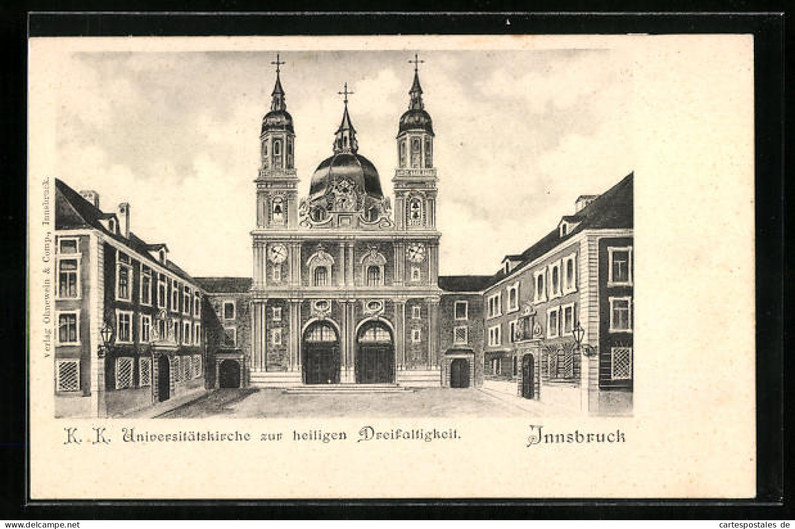 AK Innsbruck, K. K. Universitätskirche Zur Heiligen Dreifaltigkeit  - Other & Unclassified