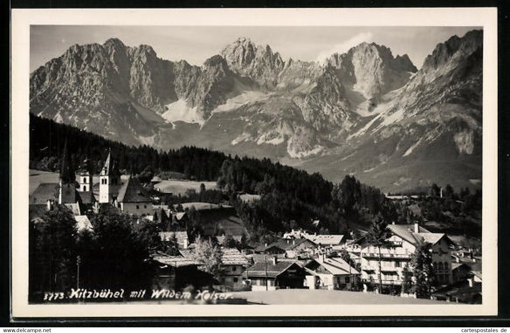 AK Kitzbühel, Teilansicht Mit Wildem Kaiser  - Otros & Sin Clasificación