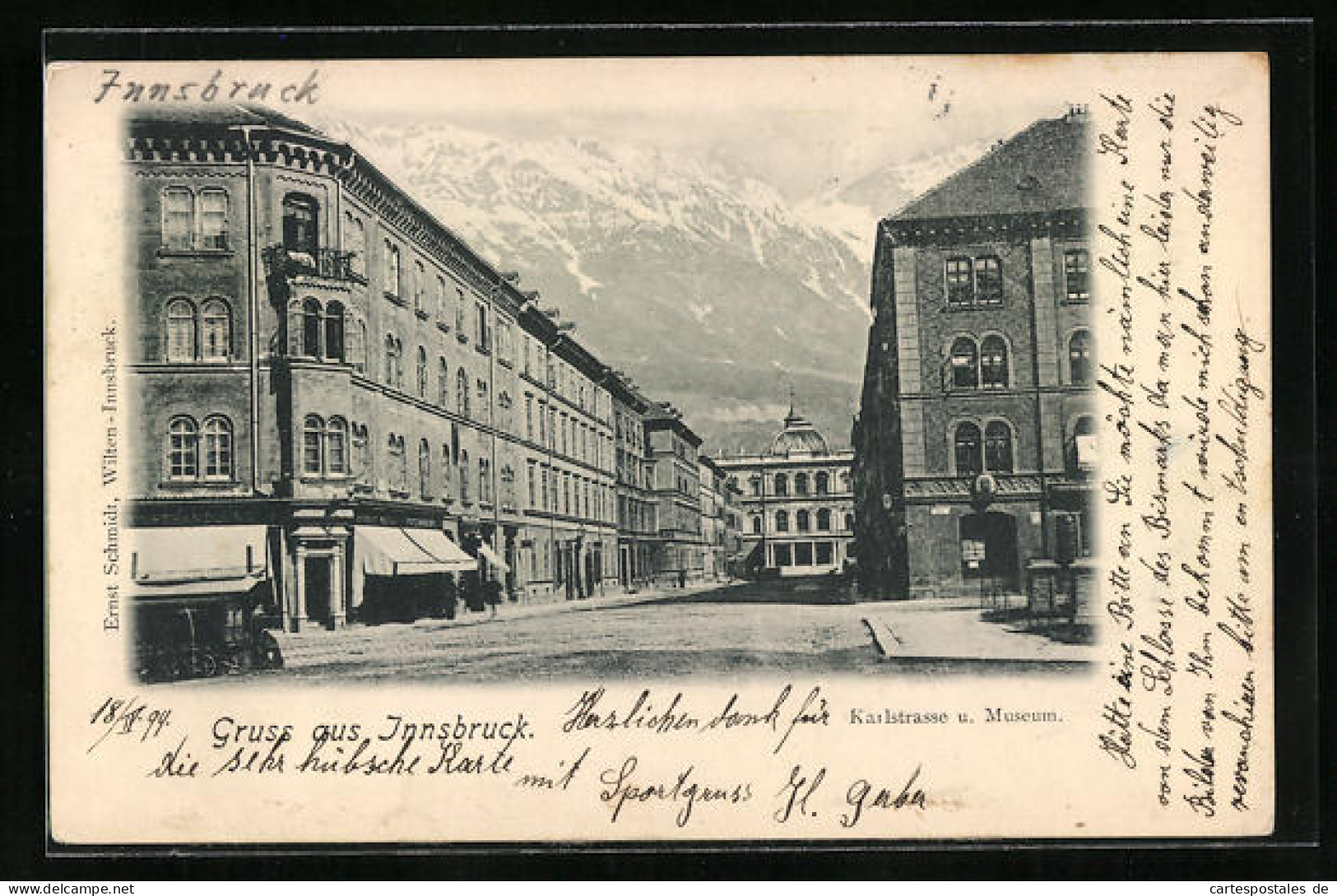 AK Innsbruck, Museum In Der Karlstrasse  - Otros & Sin Clasificación