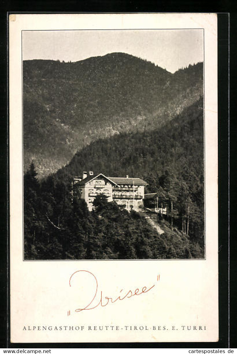 AK Reutte Am Urisee, Gasthof Reutte-Tirol Mit Waldlandschaft  - Andere & Zonder Classificatie