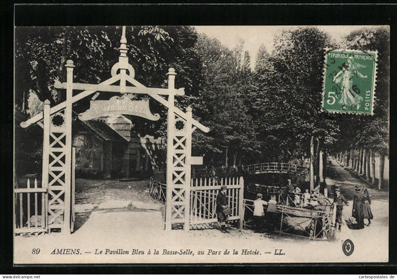 CPA Amiens, Le Pavillon Bleu A La Basse-Selle, Au Parc De La Hotoie  - Amiens