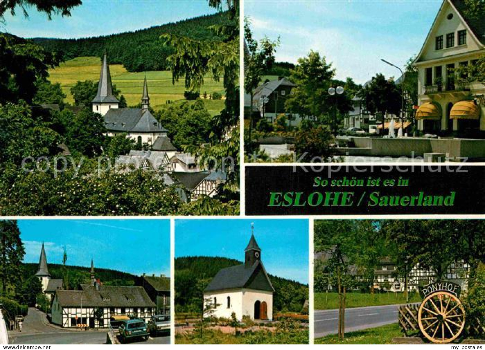 72872177 Eslohe Sauerland Ponyhof Kirchenpartie  Eslohe Sauerland - Altri & Non Classificati