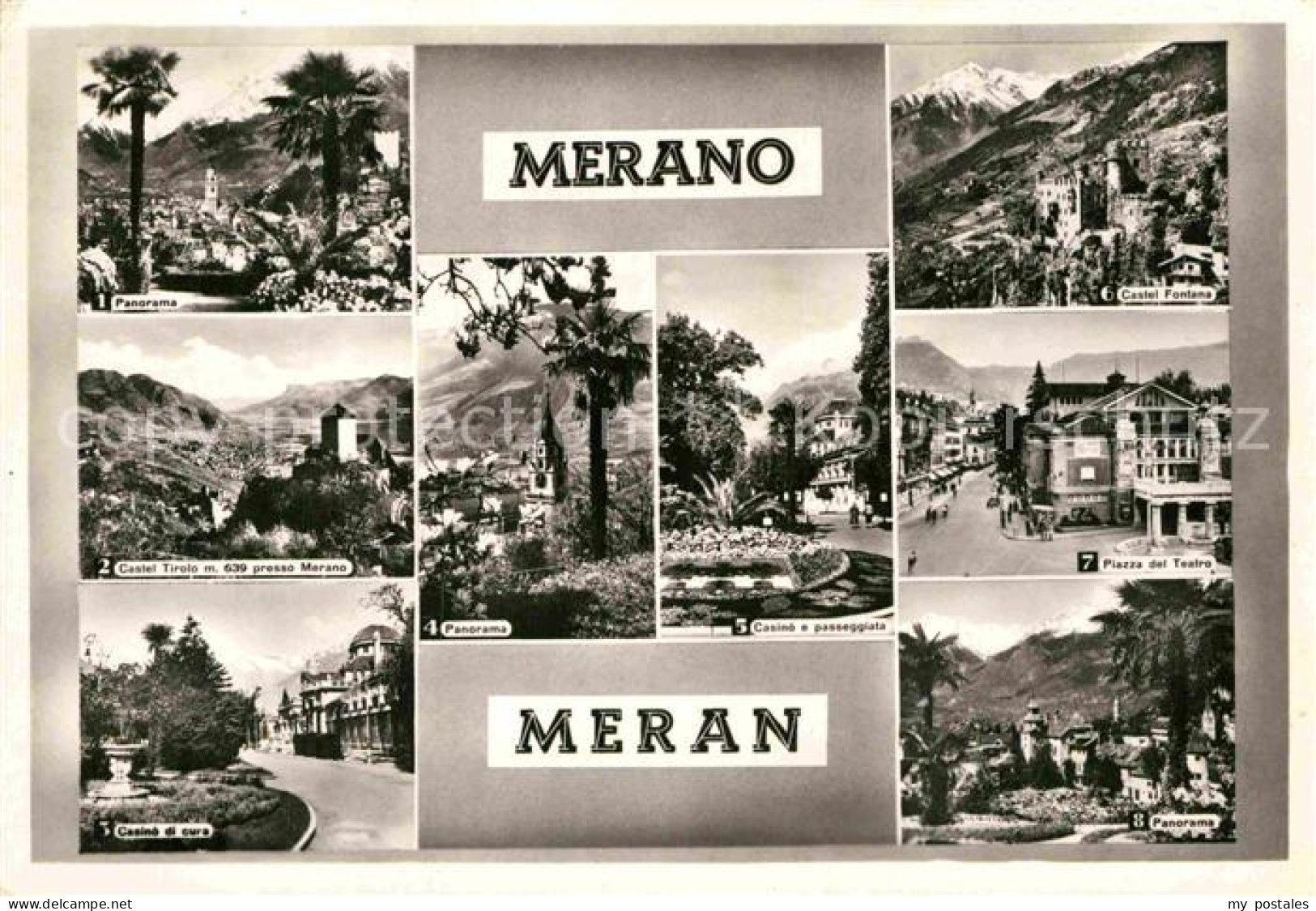 72872157 Merano Suedtirol Schloss Tirol Kurhaus Promenade Brunnenburg Theaterpla - Other & Unclassified