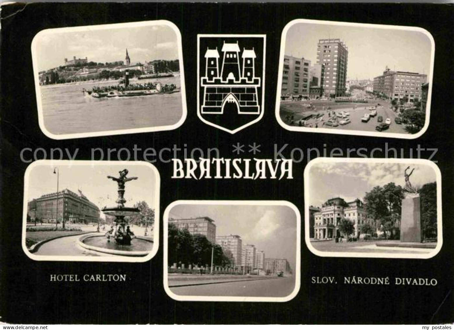 72871296 Bratislava Pressburg Pozsony Hotel Carlton Noarodne Divadlo  - Slovakia