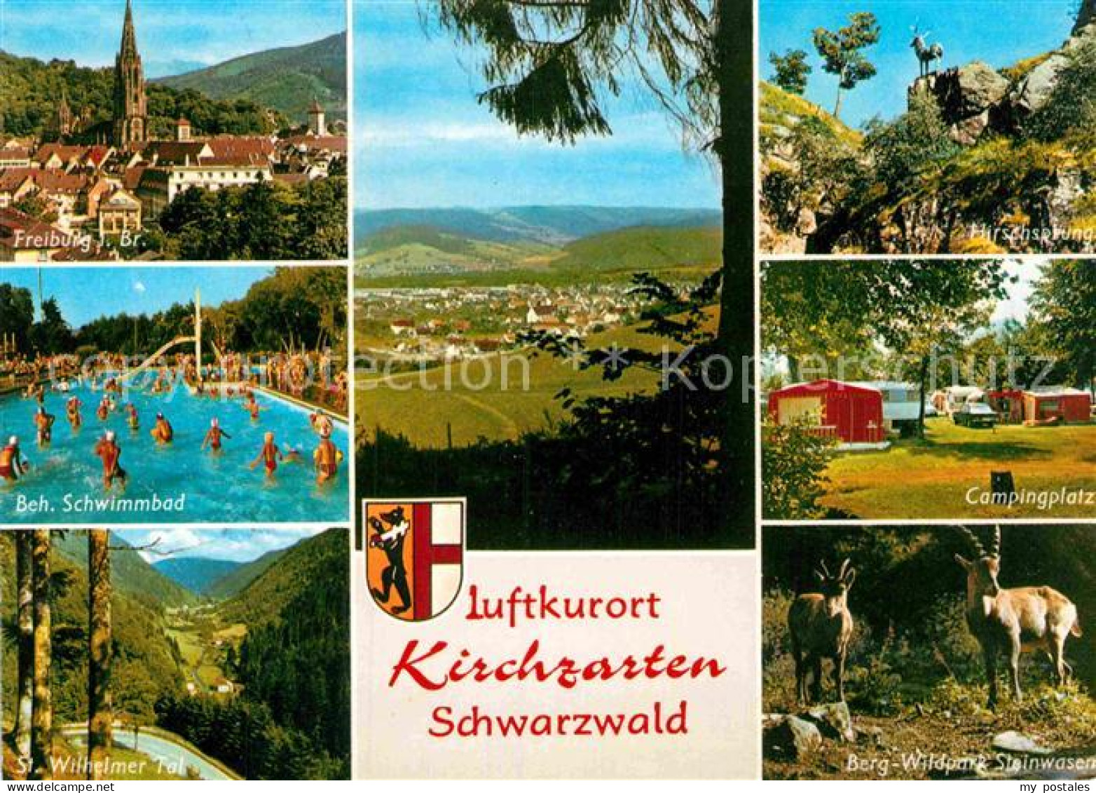 72870448 Kirchzarten Freiburg Freibad Wildpark Steinwasen Camping Hirschsprung   - Kirchzarten