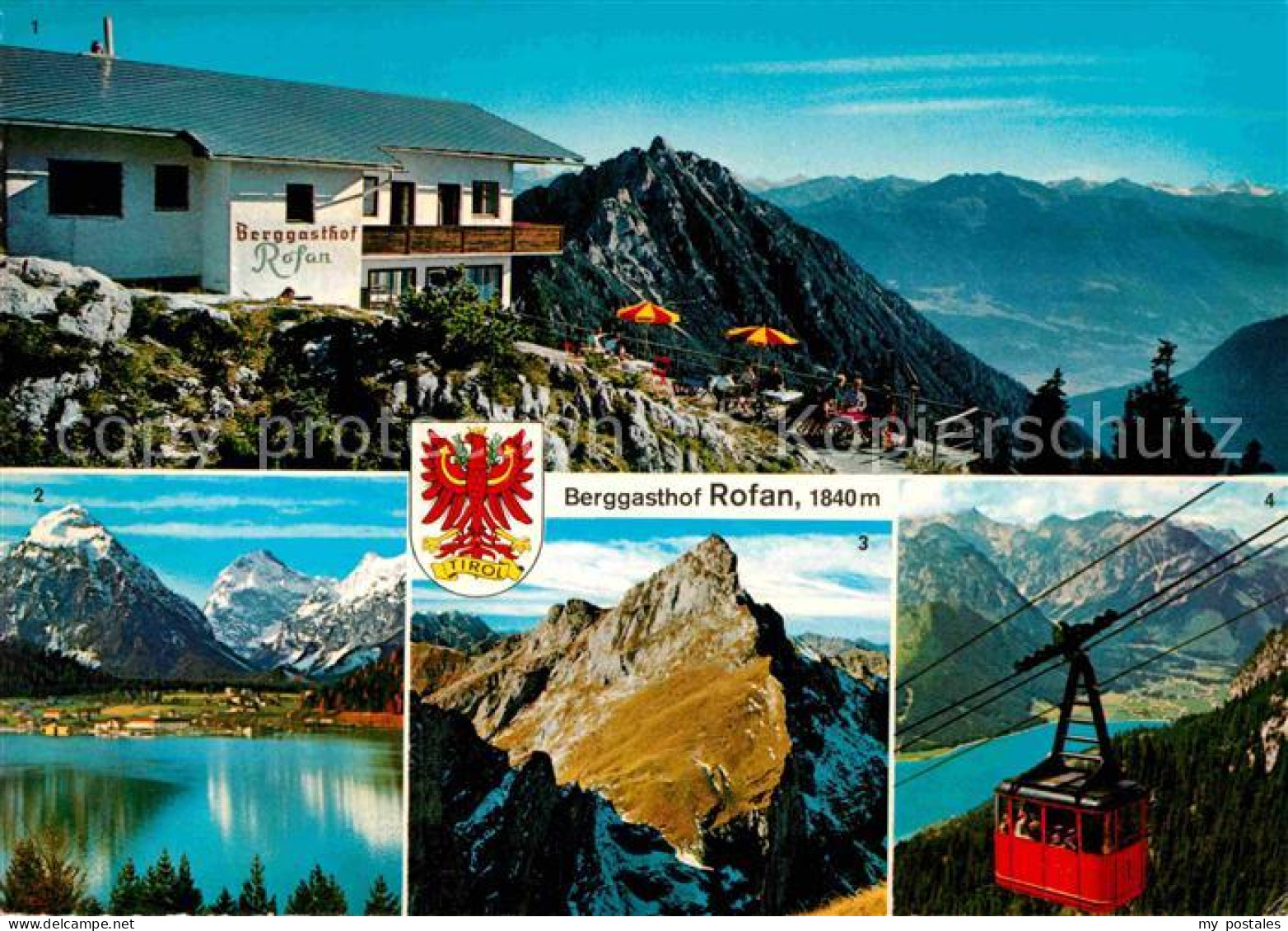 72870409 Pertisau Achensee Berggasthof Rofan Ebnerjoch Hochiss Rofanseilbahn Mau - Autres & Non Classés