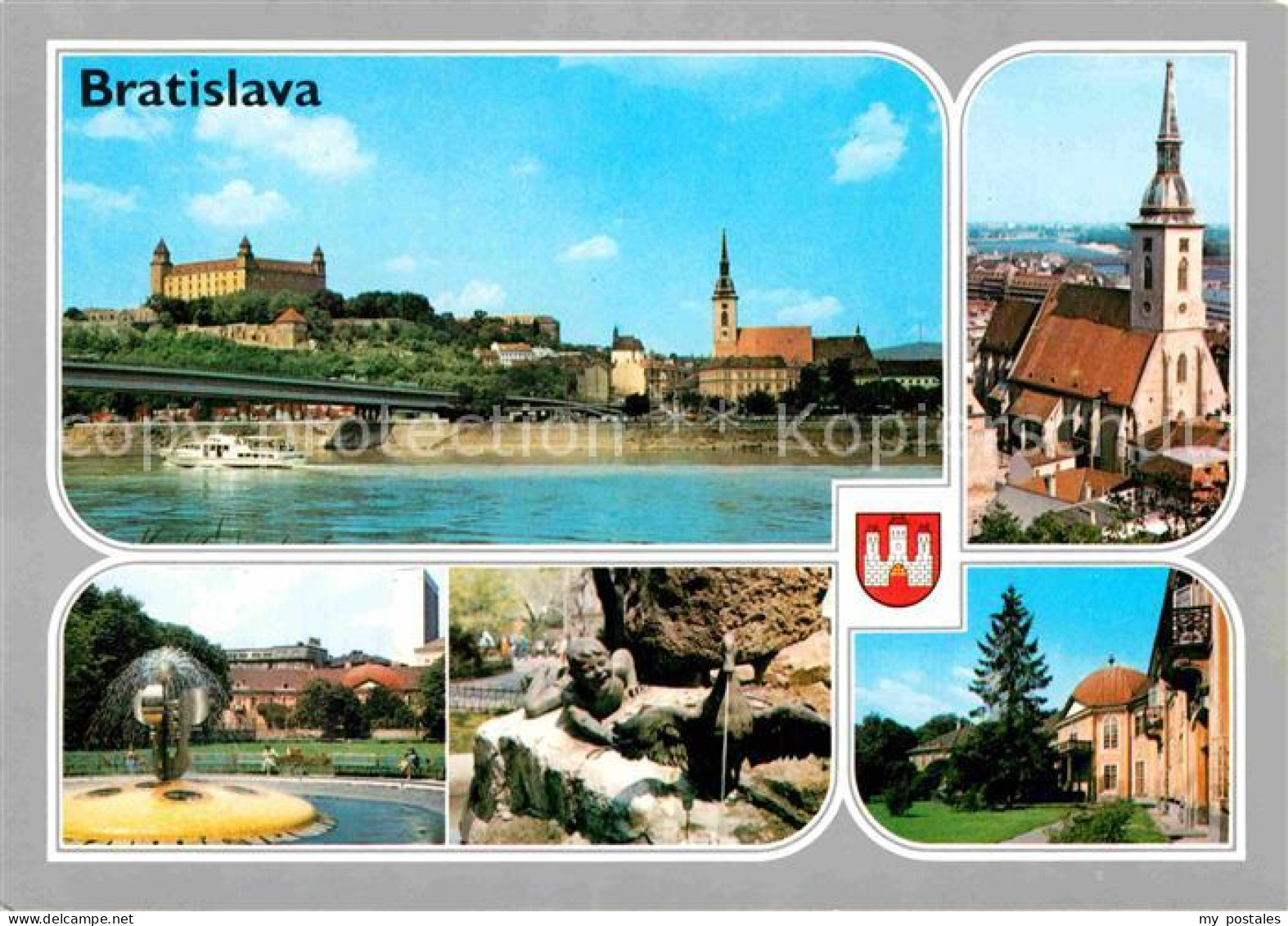 72870267 Bratislava Pressburg Pozsony Hrad Goticky Dom Fontana Medickej Zahrade  - Slovaquie