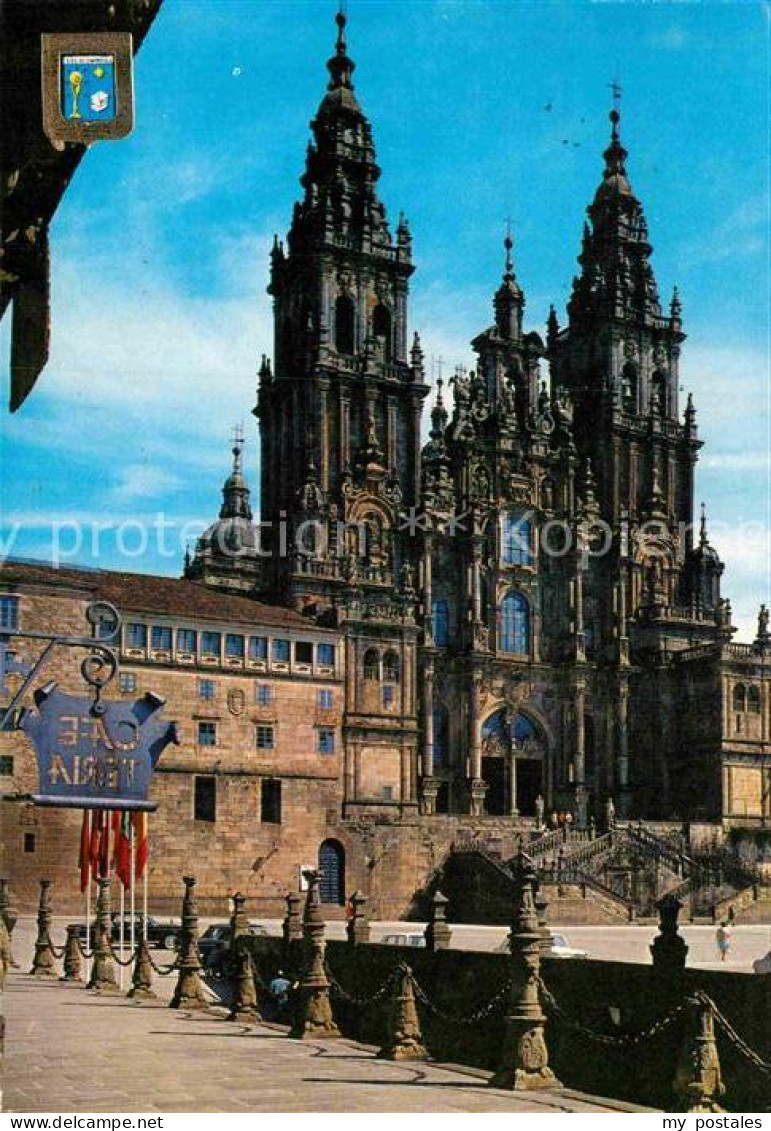 72869735 Santiago De Compostela Catedral Plaza Del Obradoiro Plaza De Espana San - Sonstige & Ohne Zuordnung