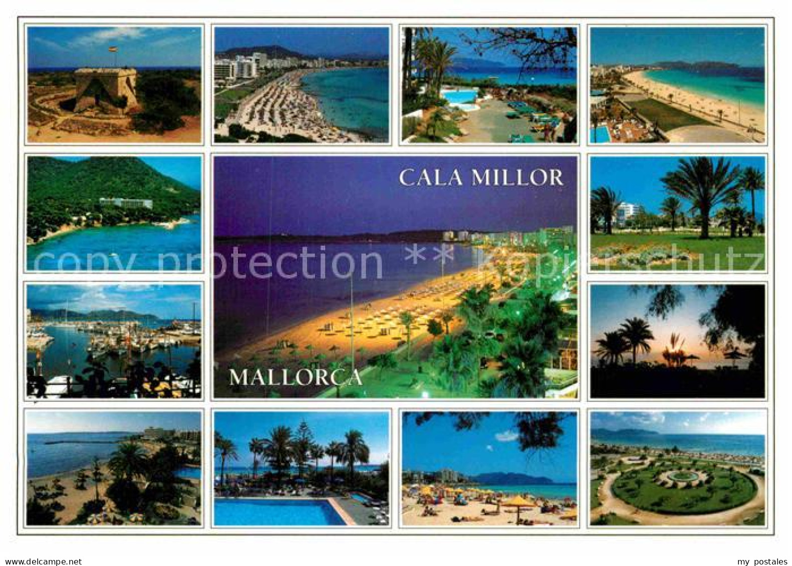 72869734 Cala Millor Mallorca Teilansichten Kuestenort Hotelanlage Mit Swimming  - Sonstige & Ohne Zuordnung