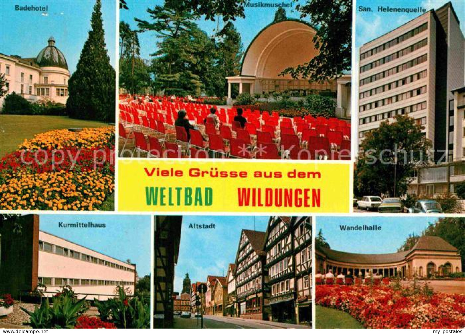 72869680 Bad Wildungen Konzertplatz San. Helenenquelle Badehotel Wandelhalle Alb - Bad Wildungen