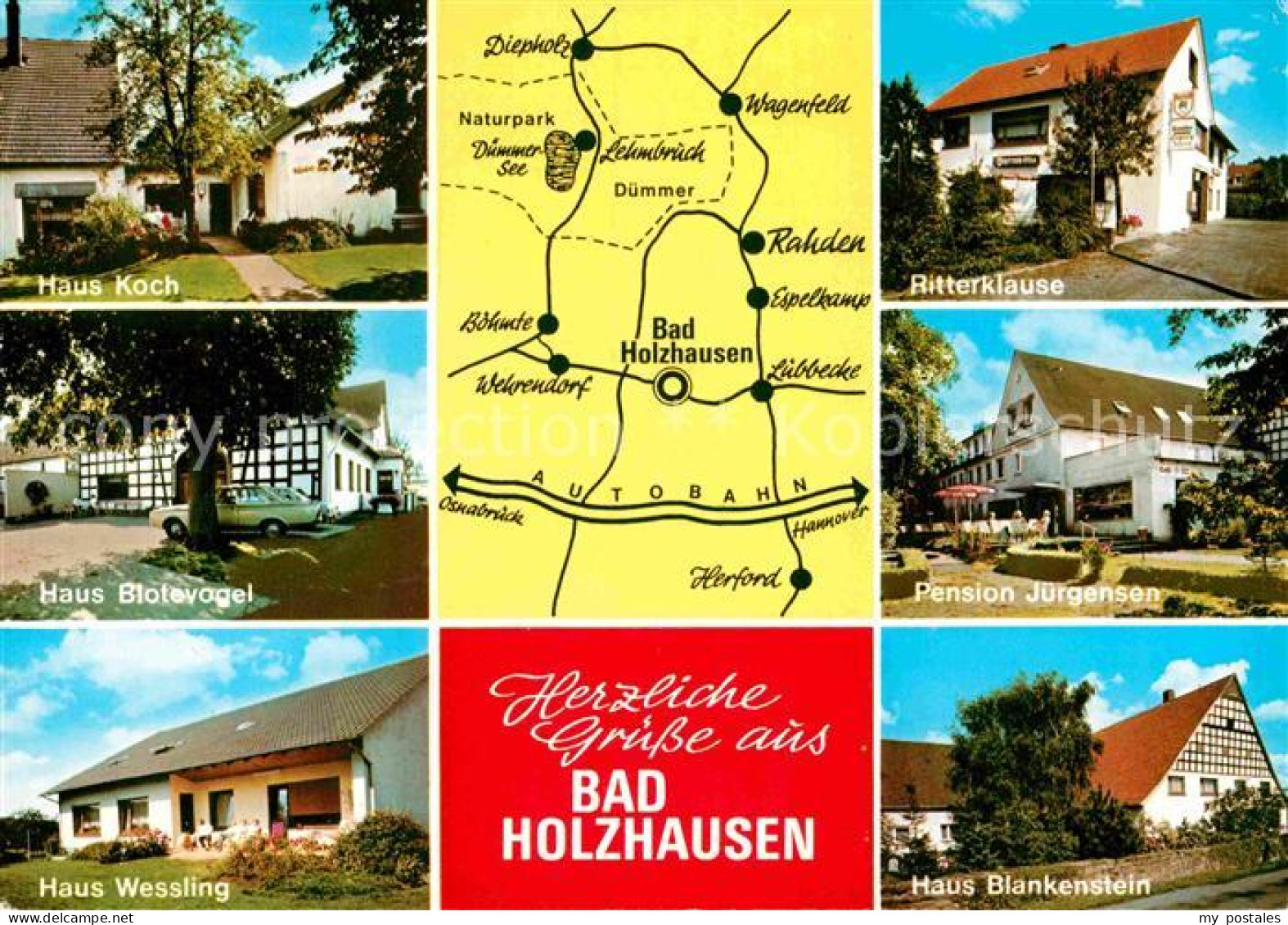 72869592 Bad Holzhausen Luebbecke Ritterklause Pensio-Juergensen Haeuser Koch Bl - Getmold