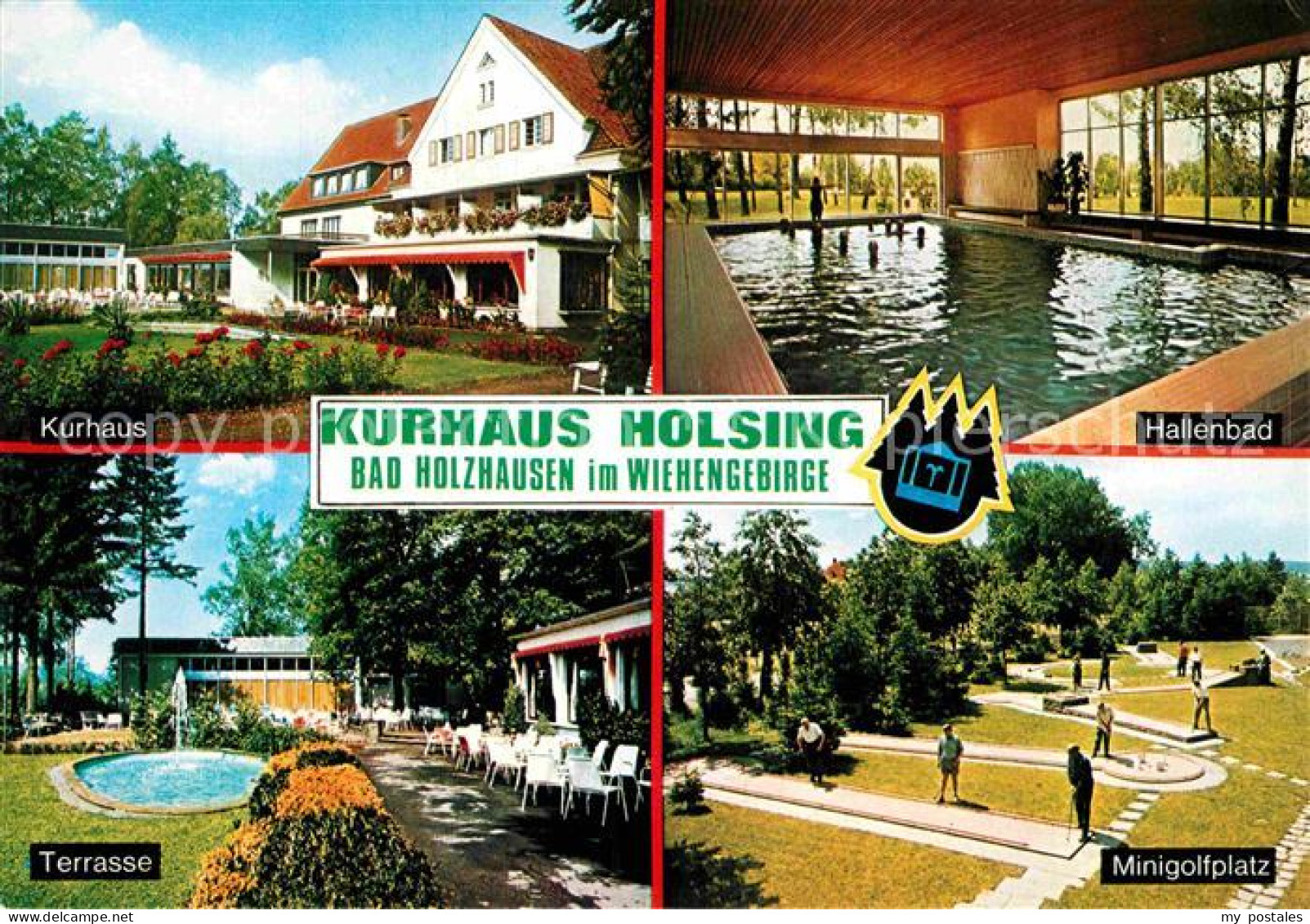 72869541 Bad Holzhausen Luebbecke Kurhaus Holsing Minigolf Hallenbad Terrasse Ba - Getmold