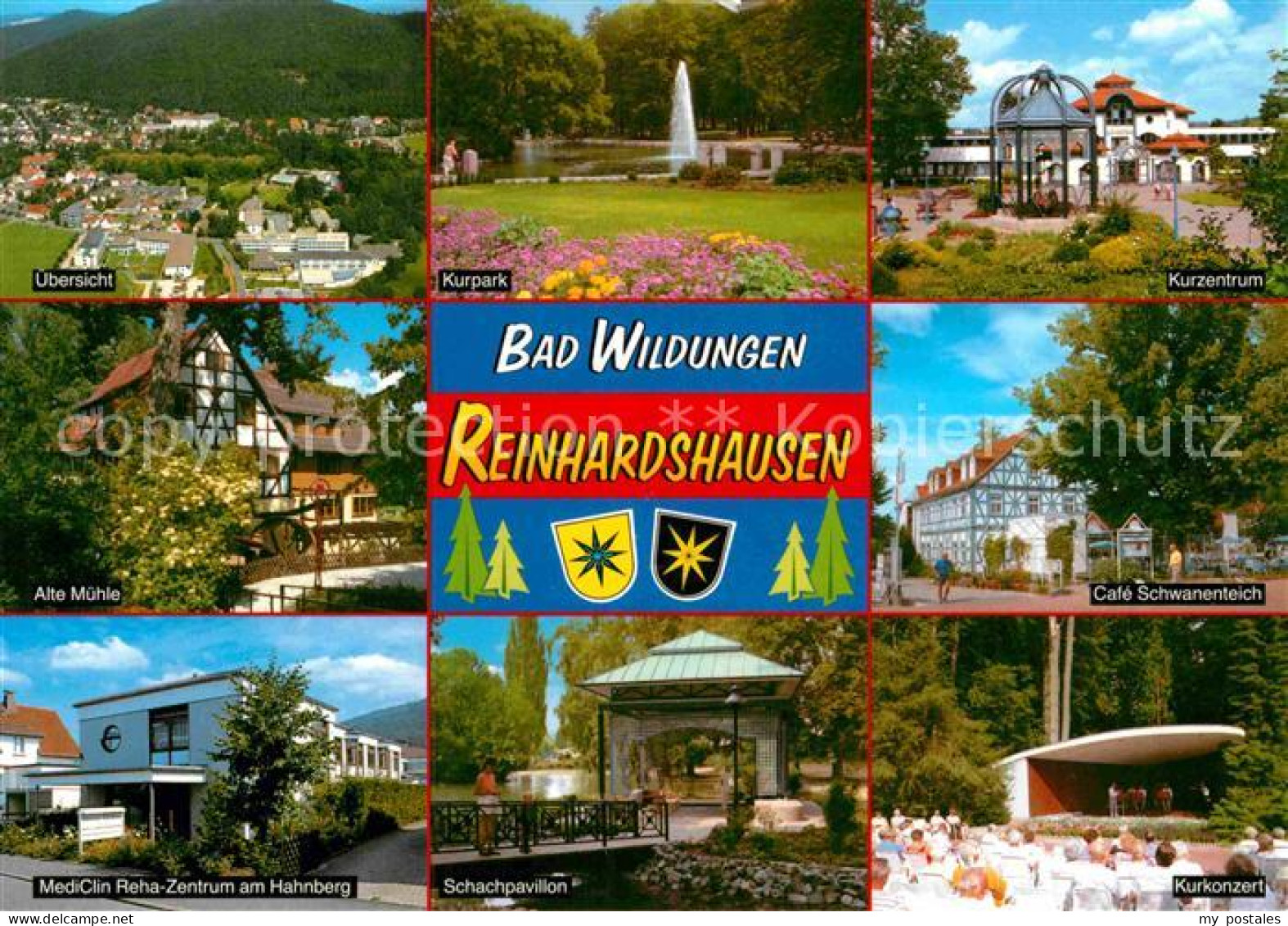 72869481 Bad Wildungen Cafe Schwanenteich Schachpavillon MediClin Reha-Zentrum H - Bad Wildungen