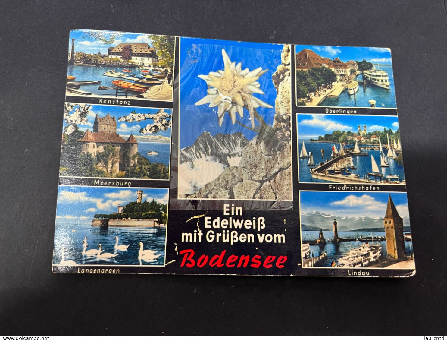 13-5-2024 (5 Z 3) Germany (posted To France 1978) Edelweiss (reel) Flower On A Postcard - Bloemen