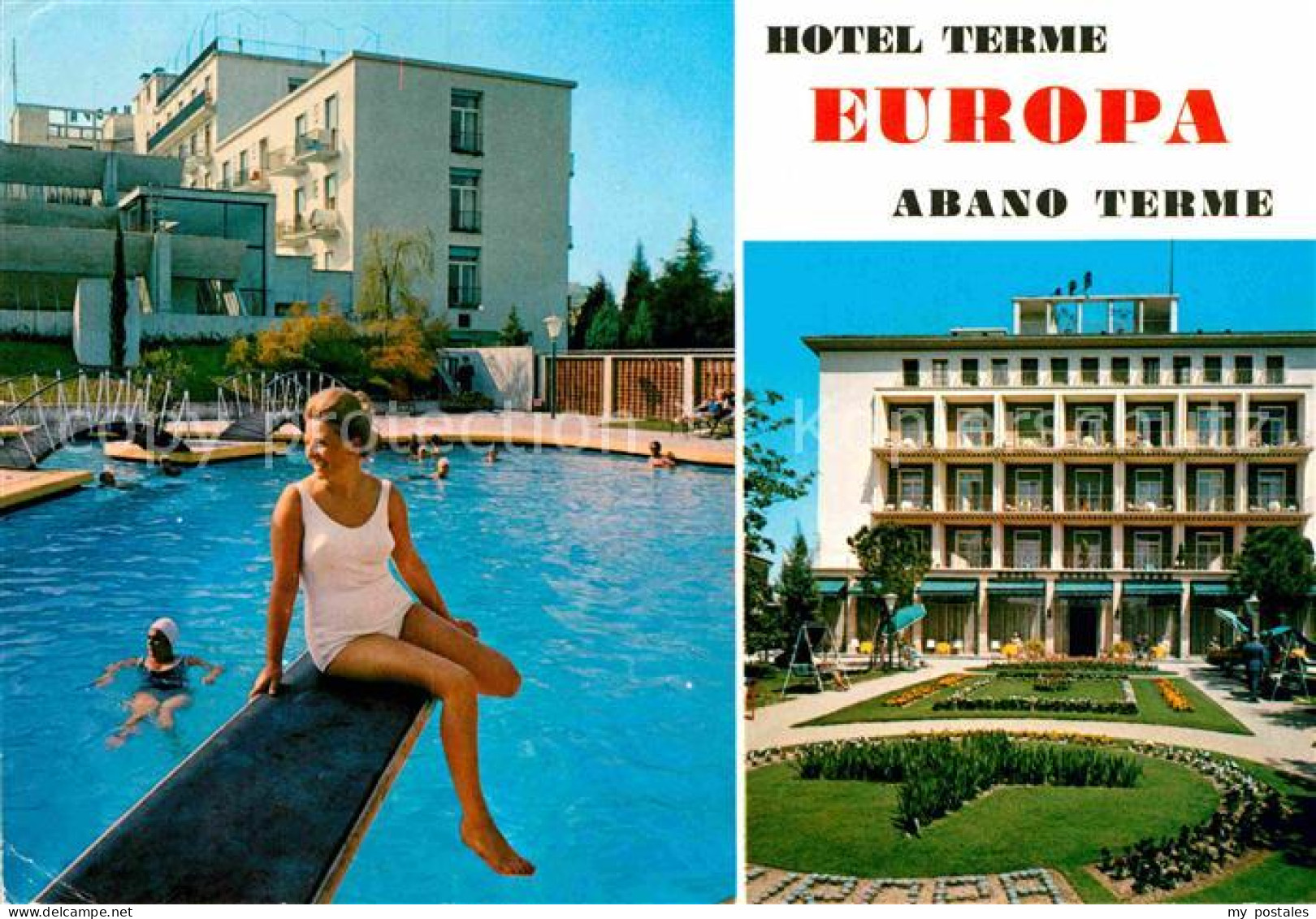 72868826 Abano Terme Hotel Terme Europa Swimming Pool Firenze - Sonstige & Ohne Zuordnung