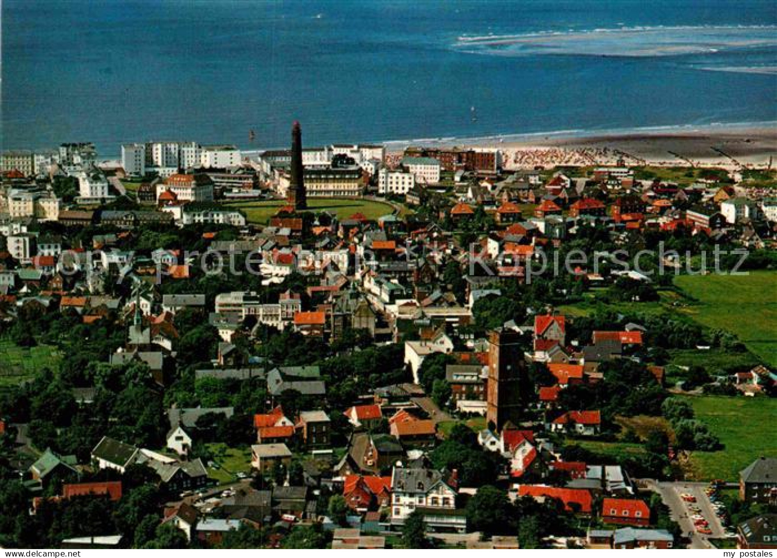 72868774 Borkum Nordseebad Nordseeinsel Fliegeraufnahme Borkum - Borkum