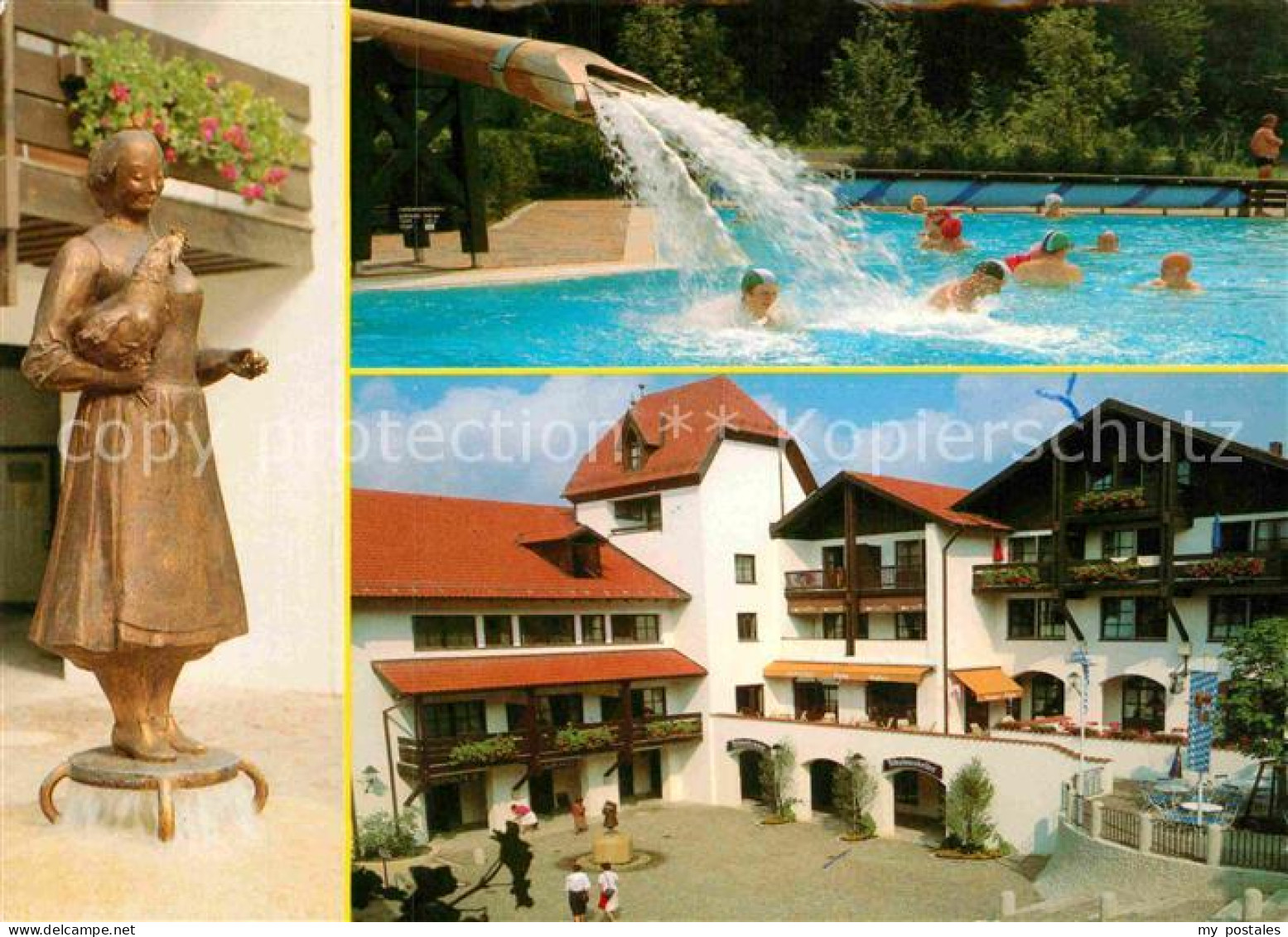 72868769 Griesbach Rottal Brunnenplatzl Statue Thermalbad Luftkurort Bad Griesba - Other & Unclassified