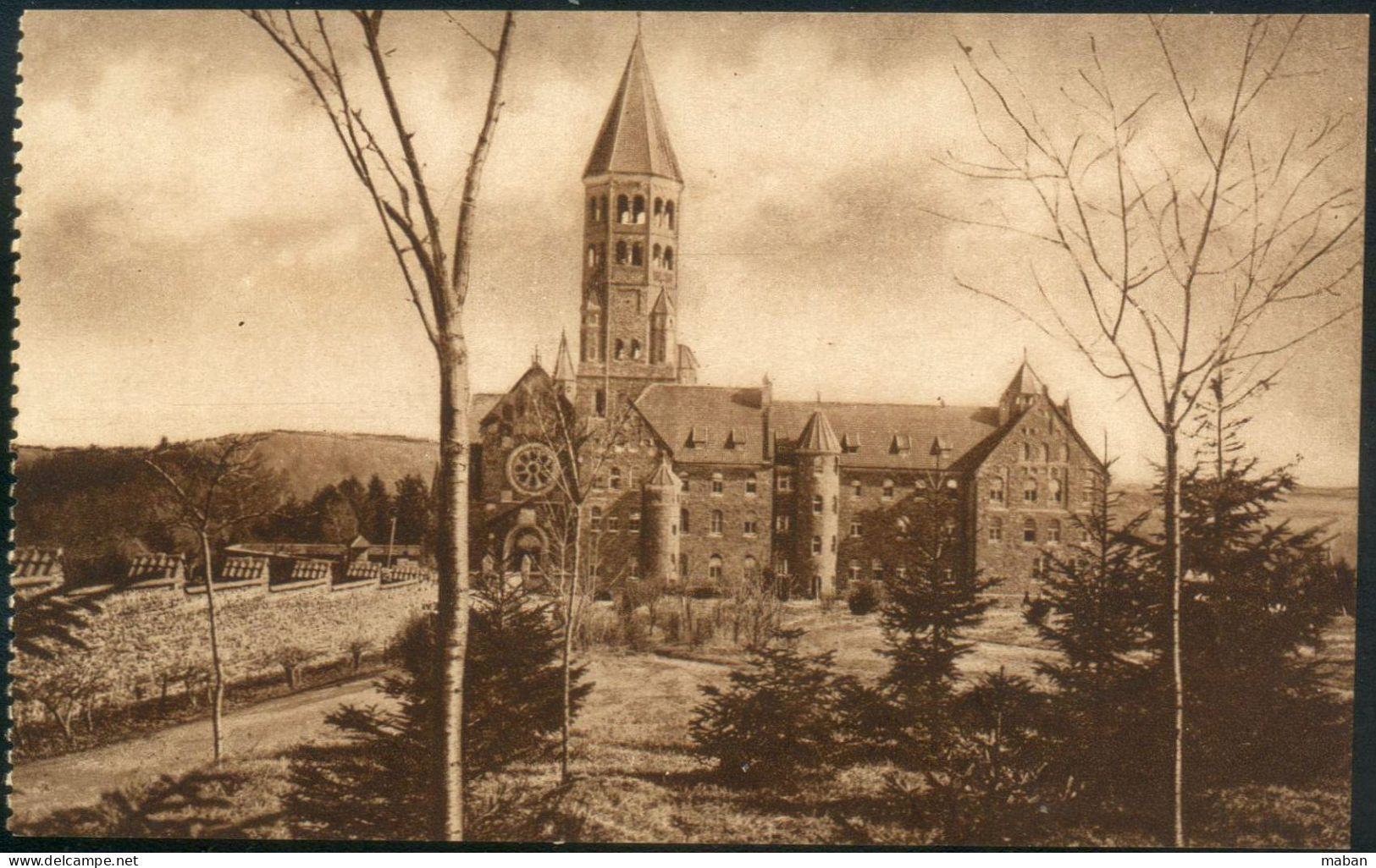 L'Abbaye St Maurice Vue Des Jardins - B. Kuhlen M. Gladbach Ca 1915 - Clervaux