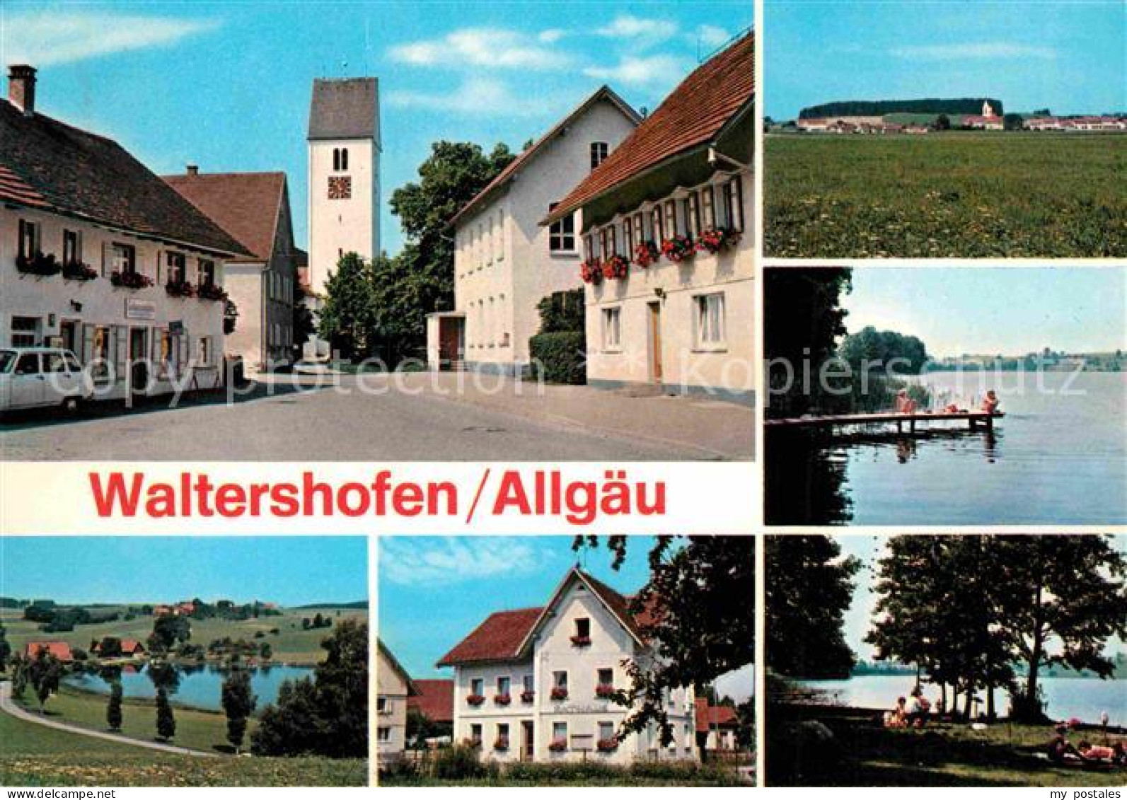 72868569 Waltershofen Kisslegg Kirche See Rathaus Waltershofen Kisslegg - Kisslegg
