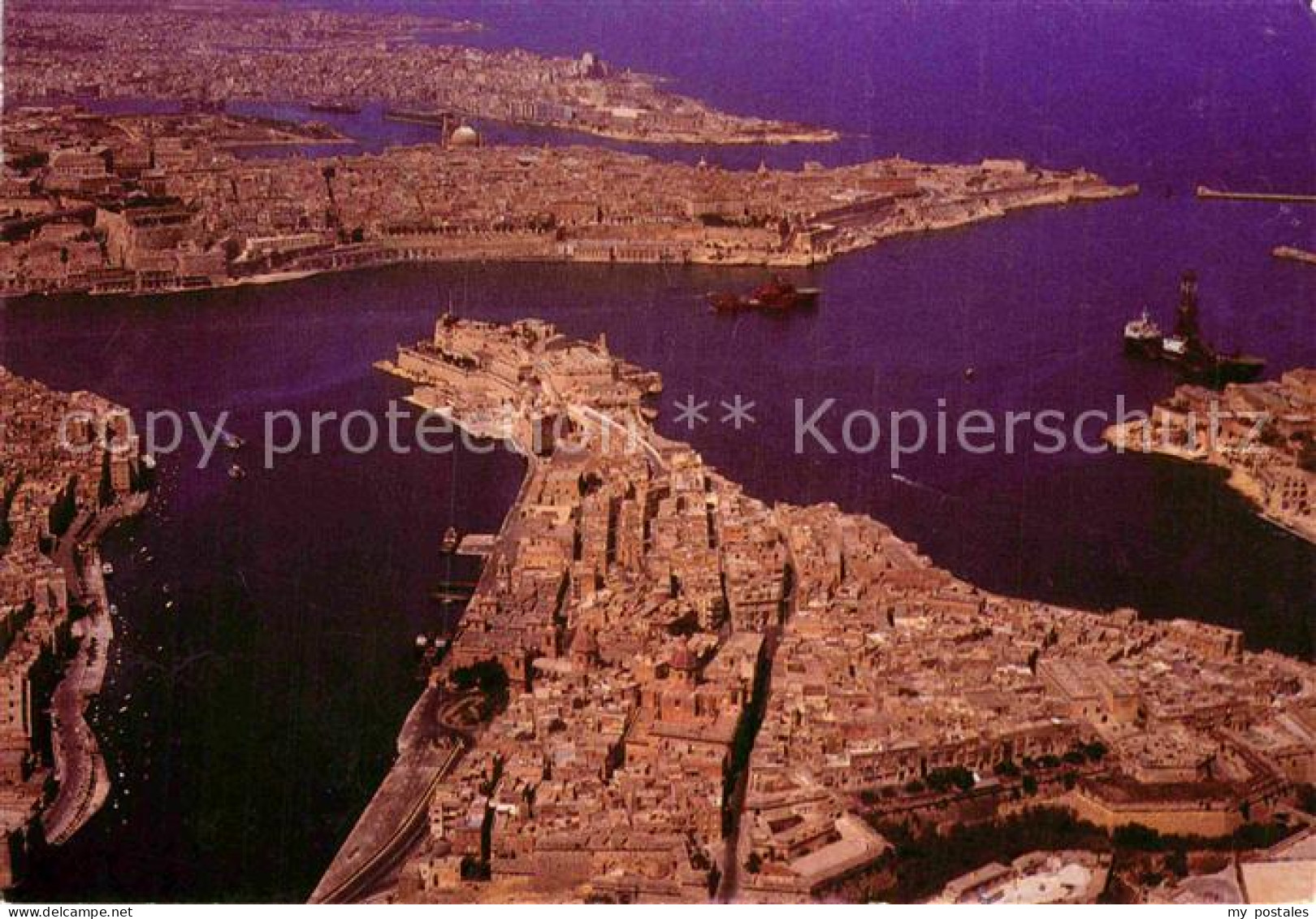 72868388 Valletta Malta Hafen Fliegeraufnahme Malta - Malte