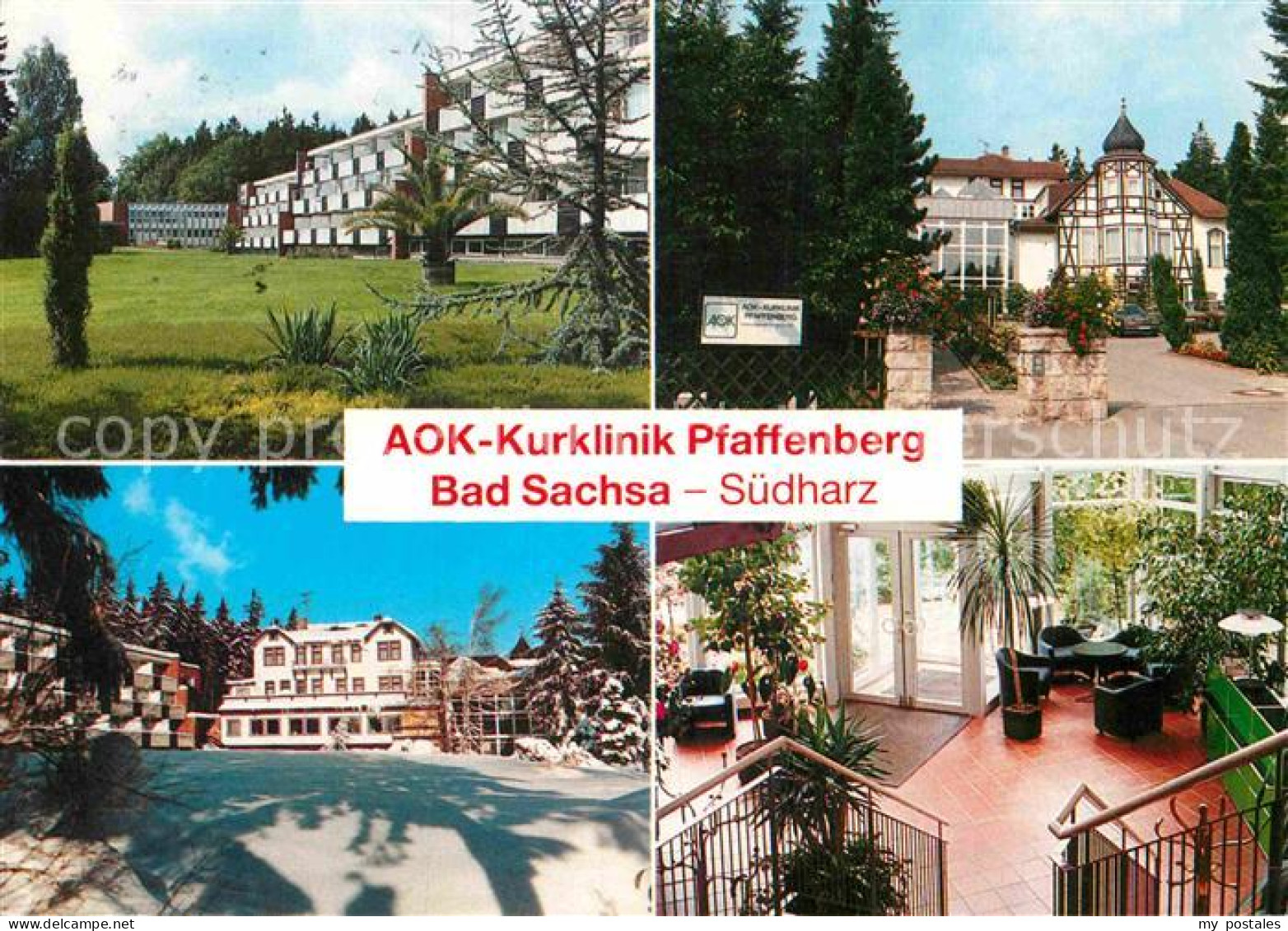 72868373 Bad Sachsa Harz AOK Kurklinik Pfaffenberg Bad Sachsa - Bad Sachsa