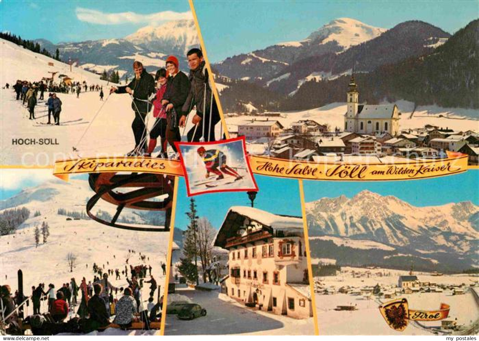72867894 Soell Tirol Hochsoell Hohe Salve Wilder Kaiser Skipisten Soell Tirol - Other & Unclassified